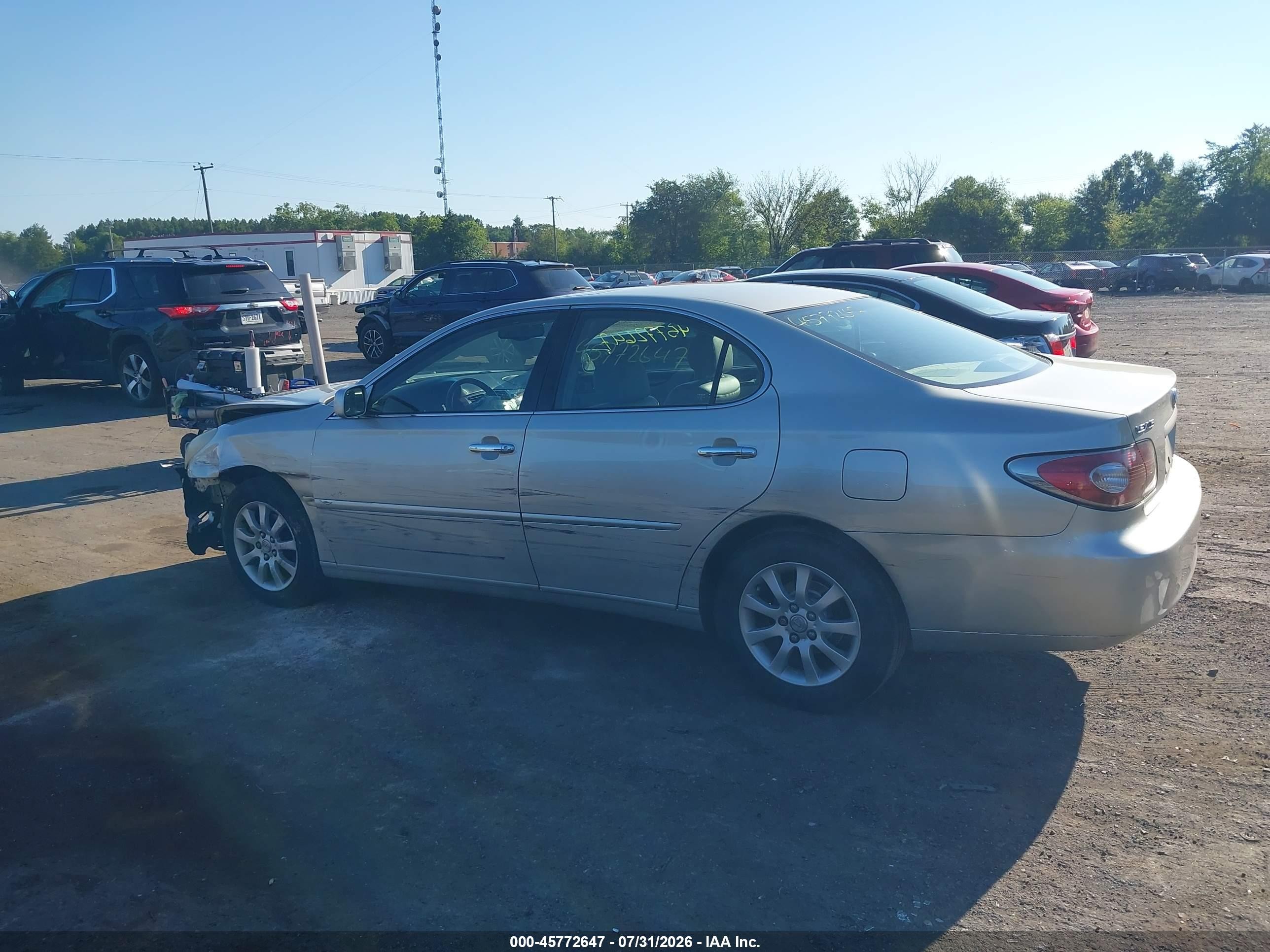 2004 Lexus Es 330   Silver vin: JTHBA30G645007272