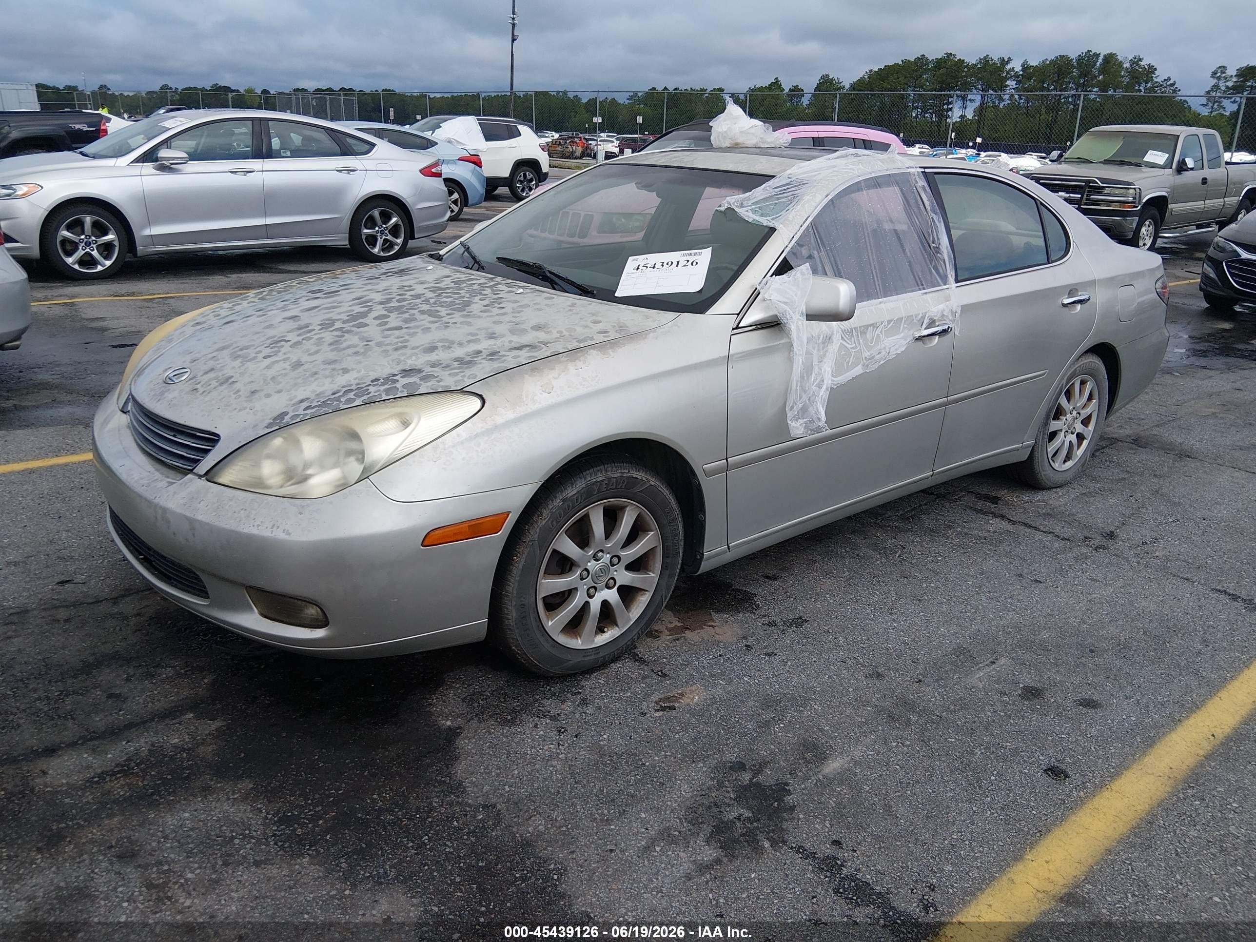 2004 Lexus Es 330 Silver vin: JTHBA30G645015758