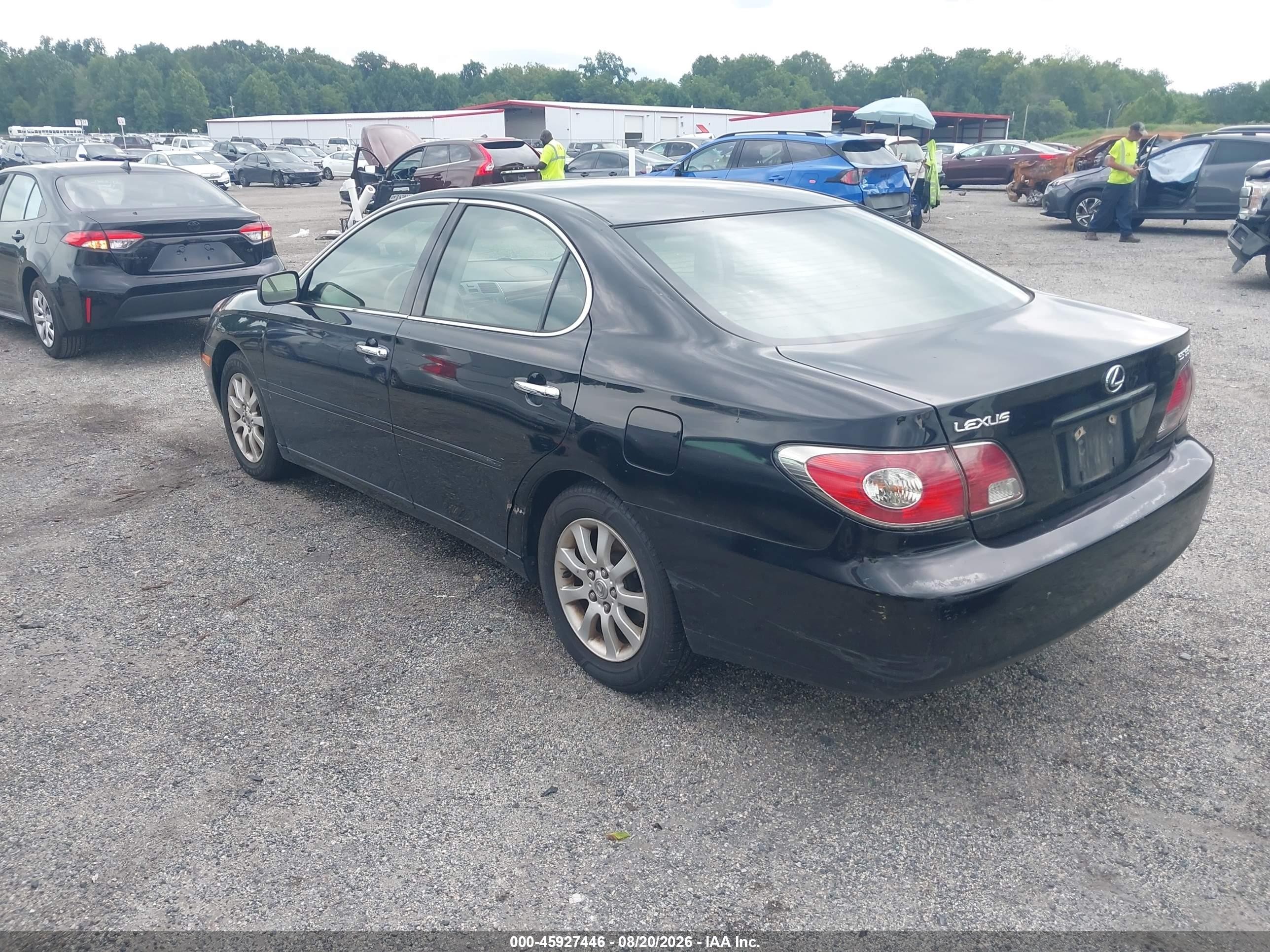 2004 Lexus Es 330   Black vin: JTHBA30G645053619