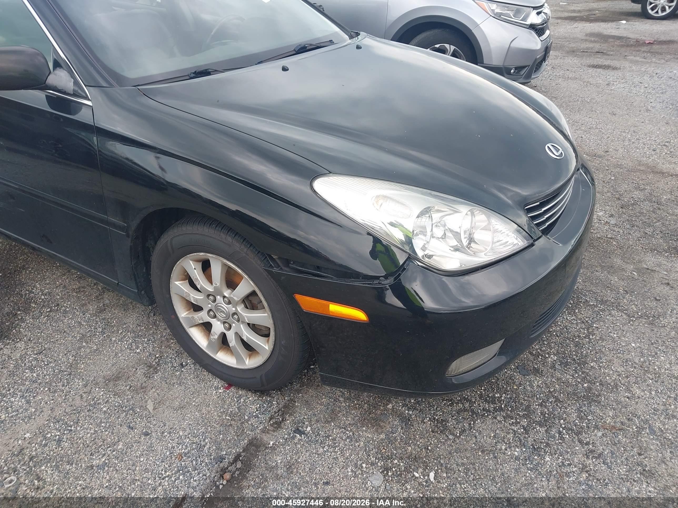 2004 Lexus Es 330   Black vin: JTHBA30G645053619