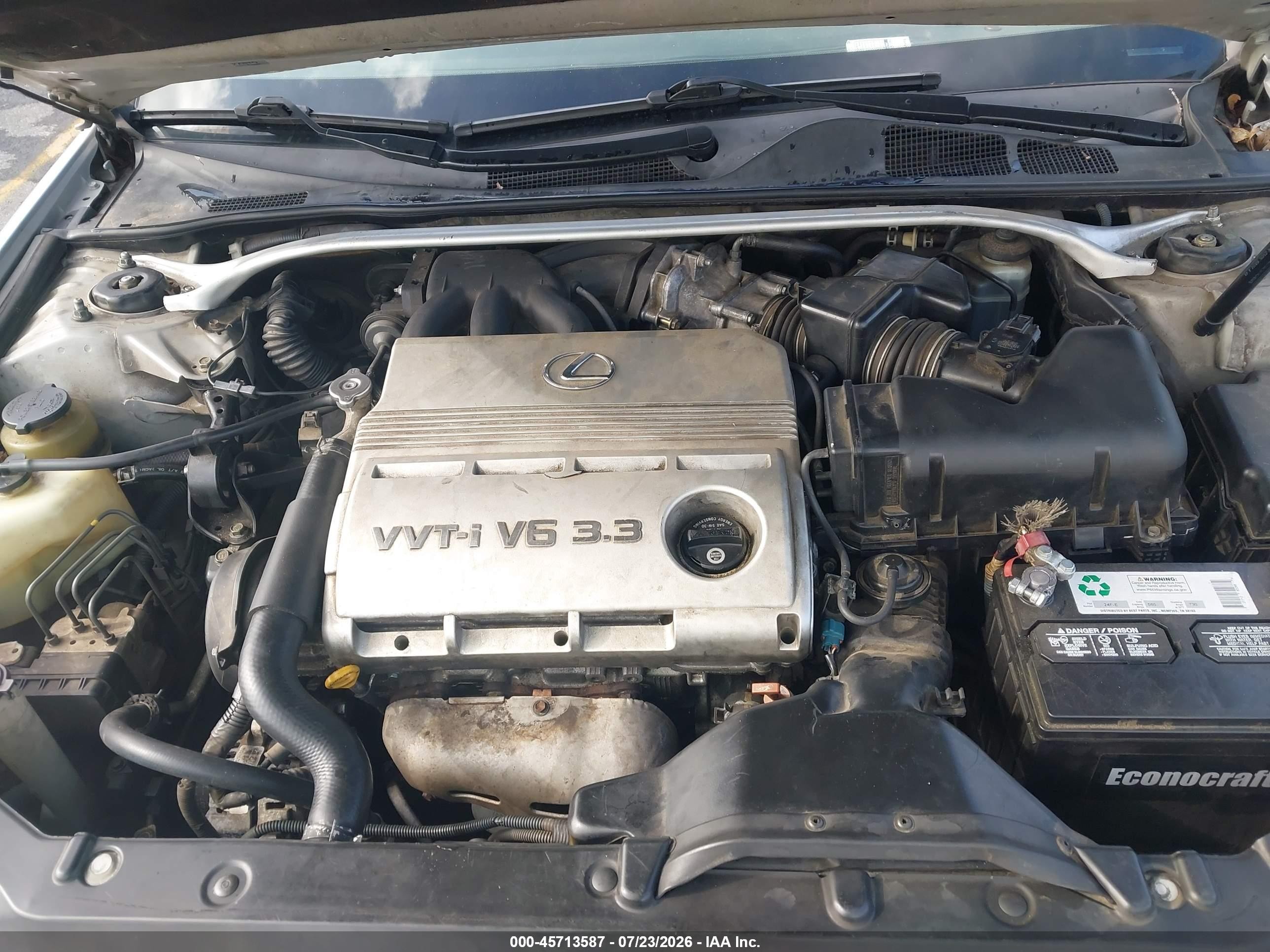2005 Lexus Es 330   Silver vin: JTHBA30G655065237