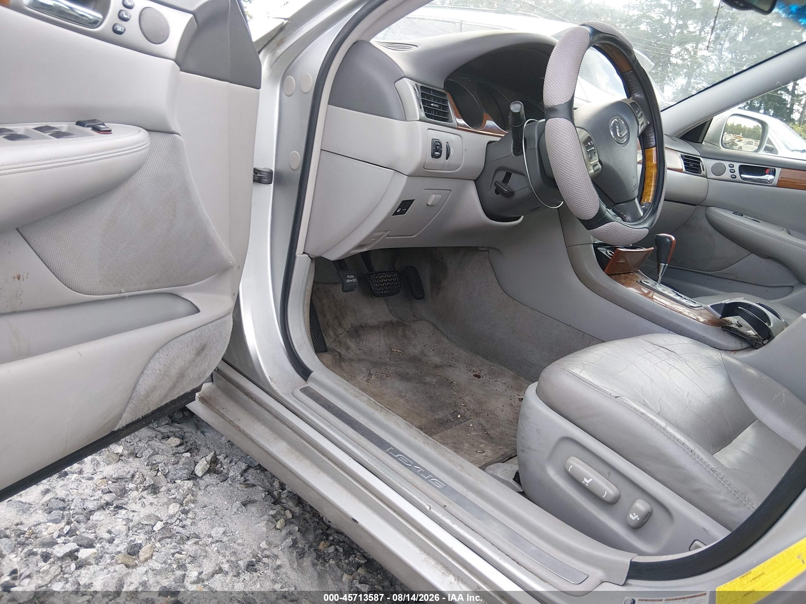 2005 Lexus Es 330   Silver vin: JTHBA30G655065237