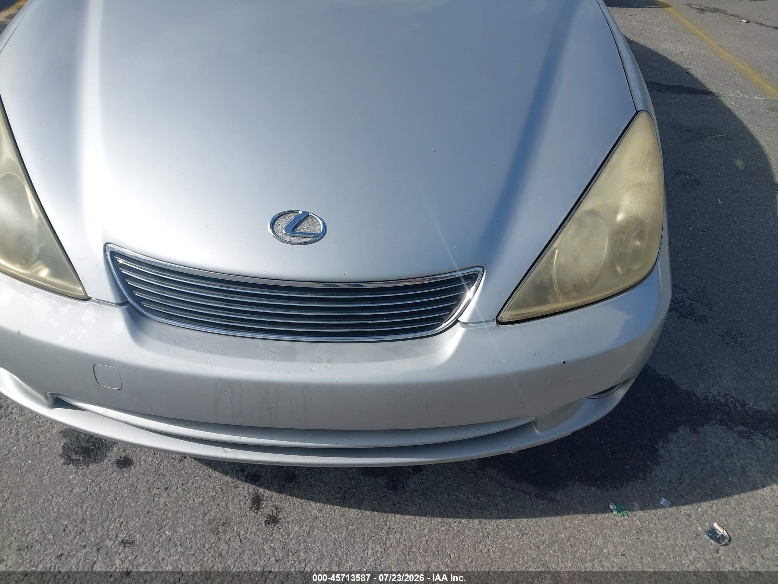 2005 Lexus Es 330   Silver vin: JTHBA30G655065237