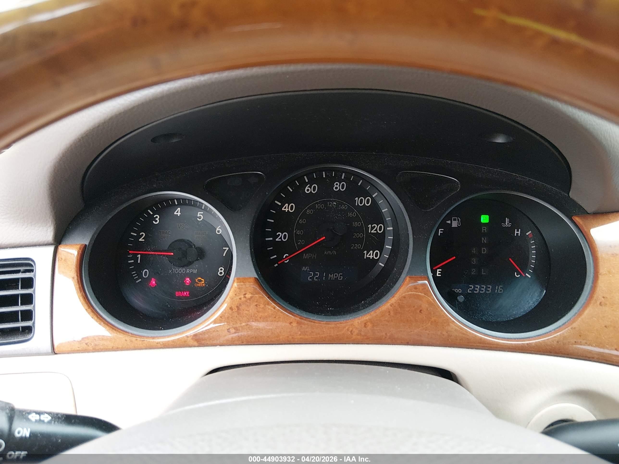 2005 Lexus Es 330 Blue vin: JTHBA30G655065433
