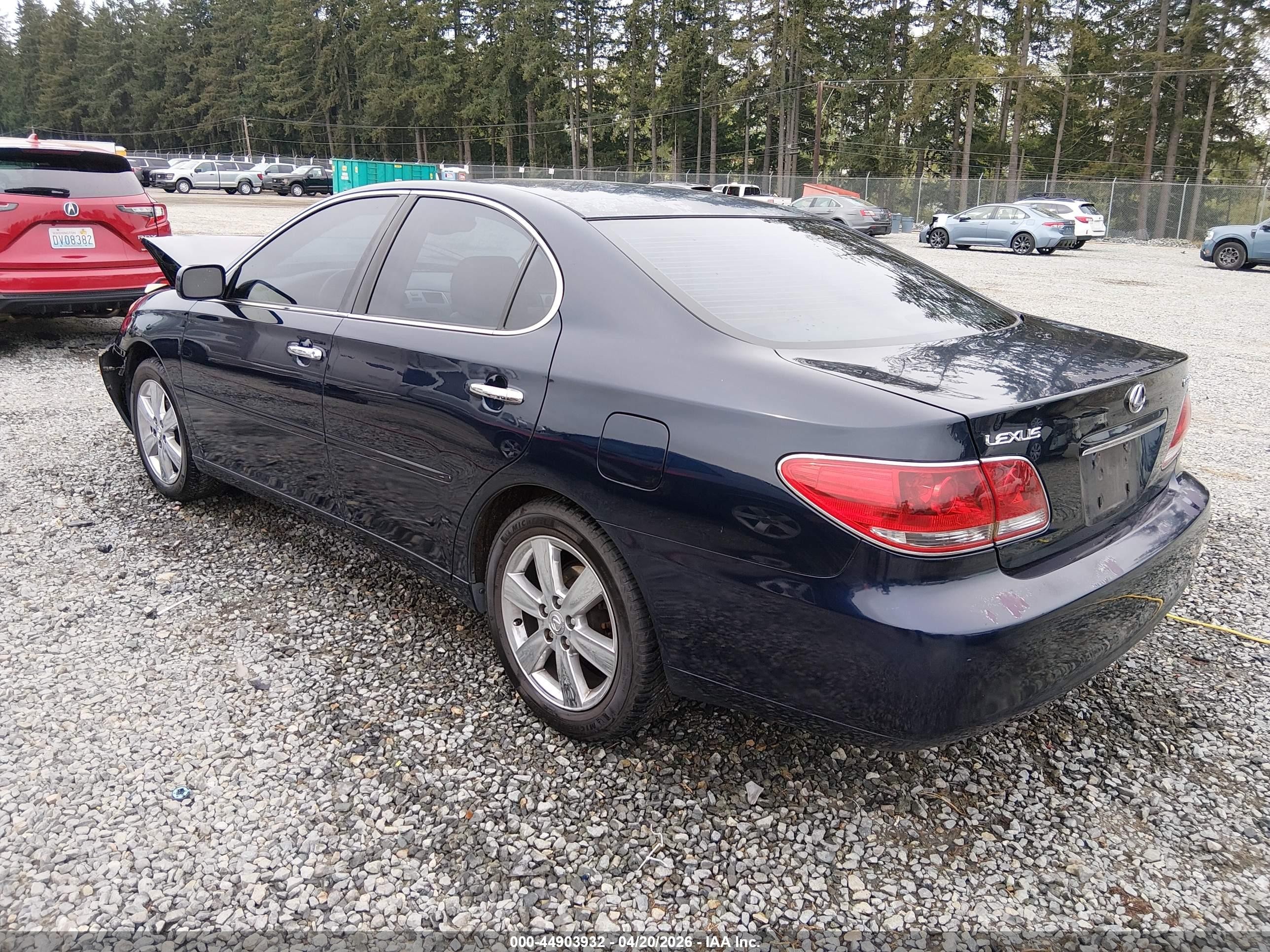2005 Lexus Es 330 Blue vin: JTHBA30G655065433