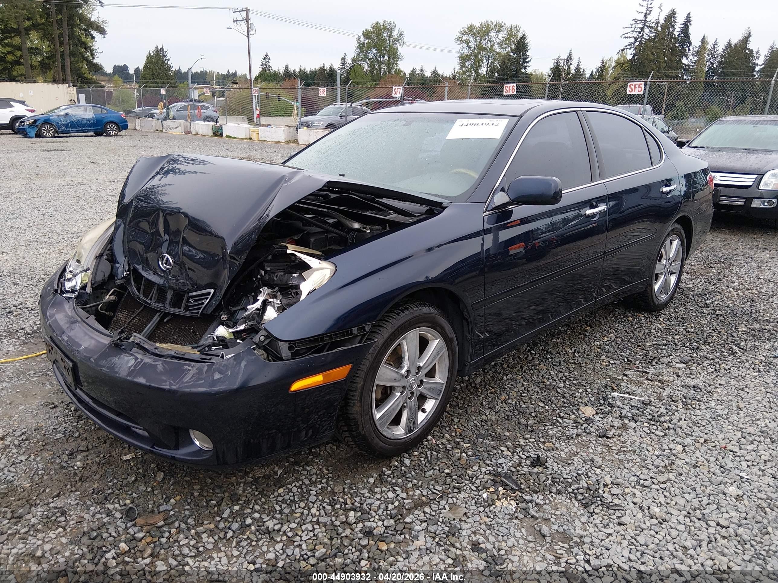 2005 Lexus Es 330 Blue vin: JTHBA30G655065433