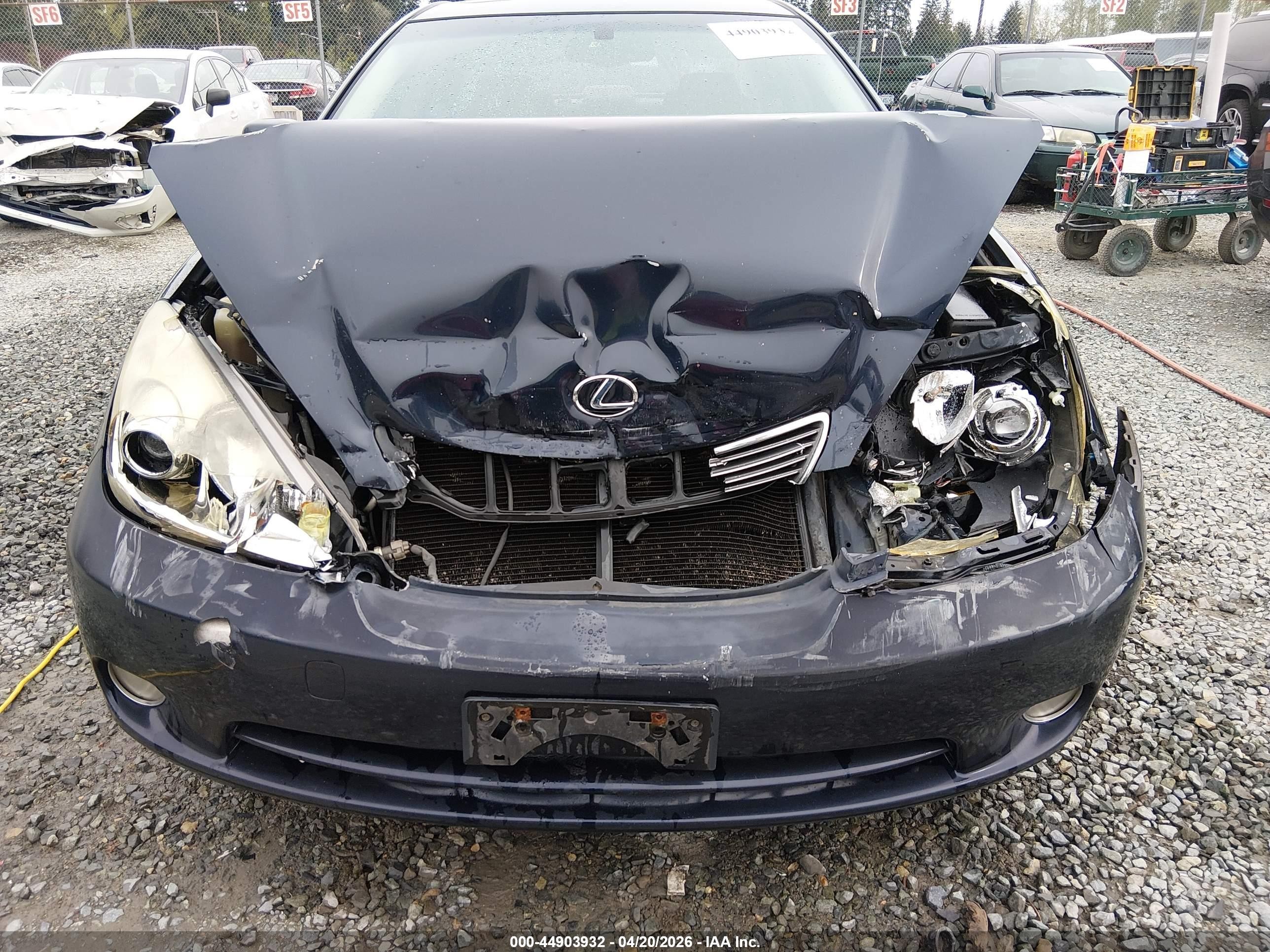 2005 Lexus Es 330 Blue vin: JTHBA30G655065433