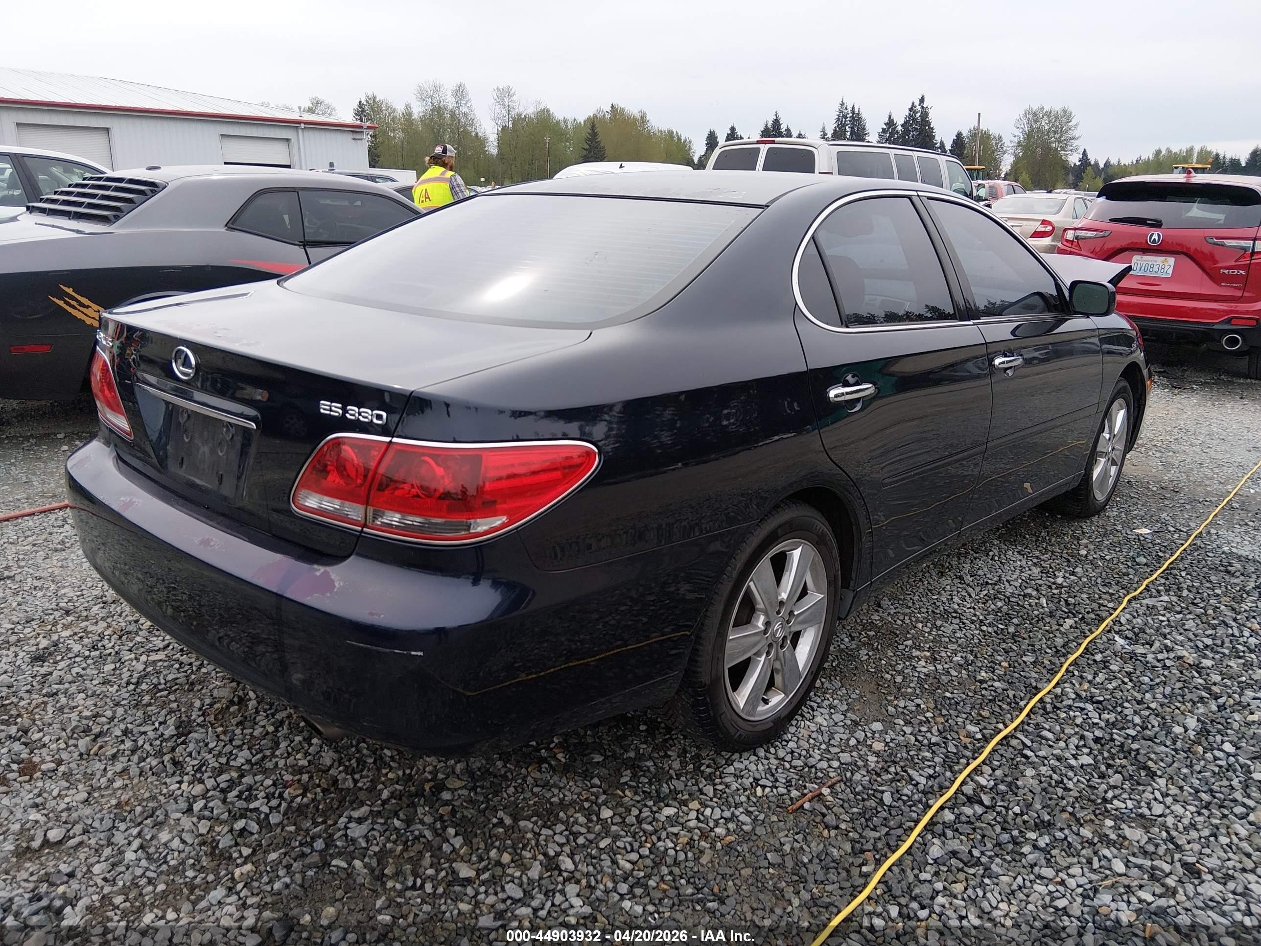 2005 Lexus Es 330 Blue vin: JTHBA30G655065433