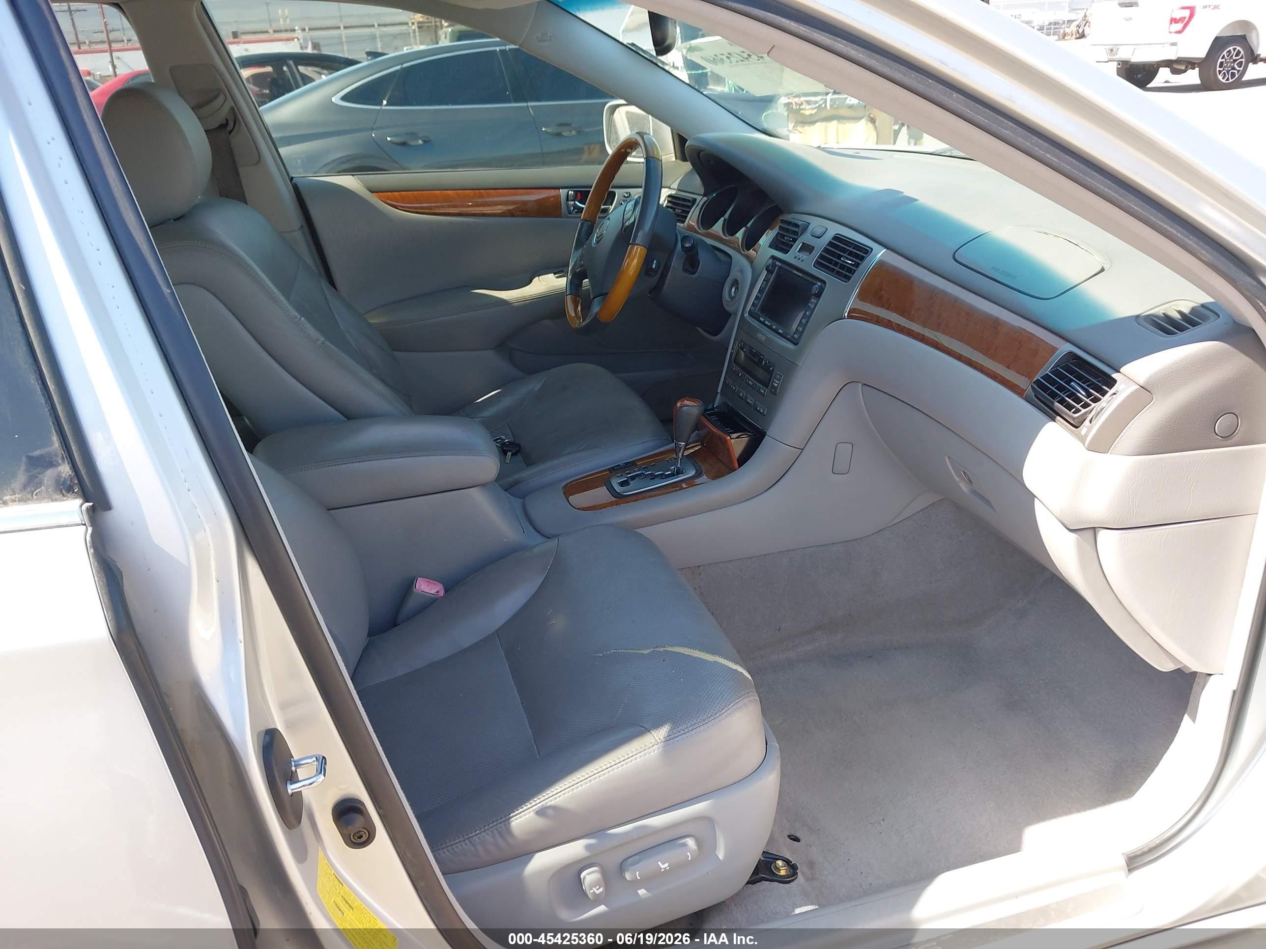 2005 Lexus Es 330 Gray vin: JTHBA30G655068977