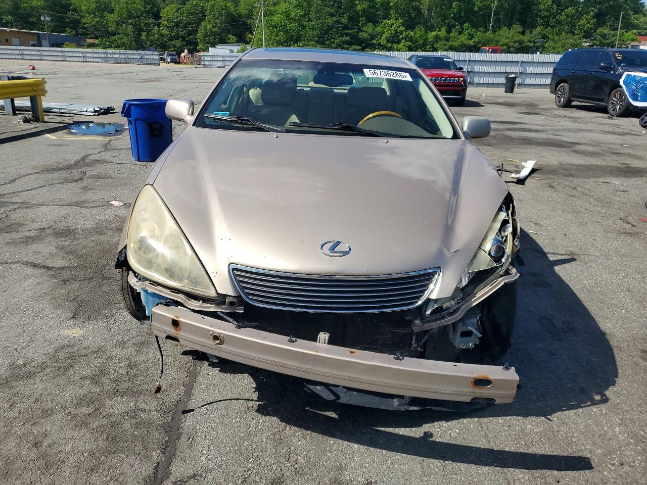 2005 Lexus Es 330 Gold vin: JTHBA30G655097346