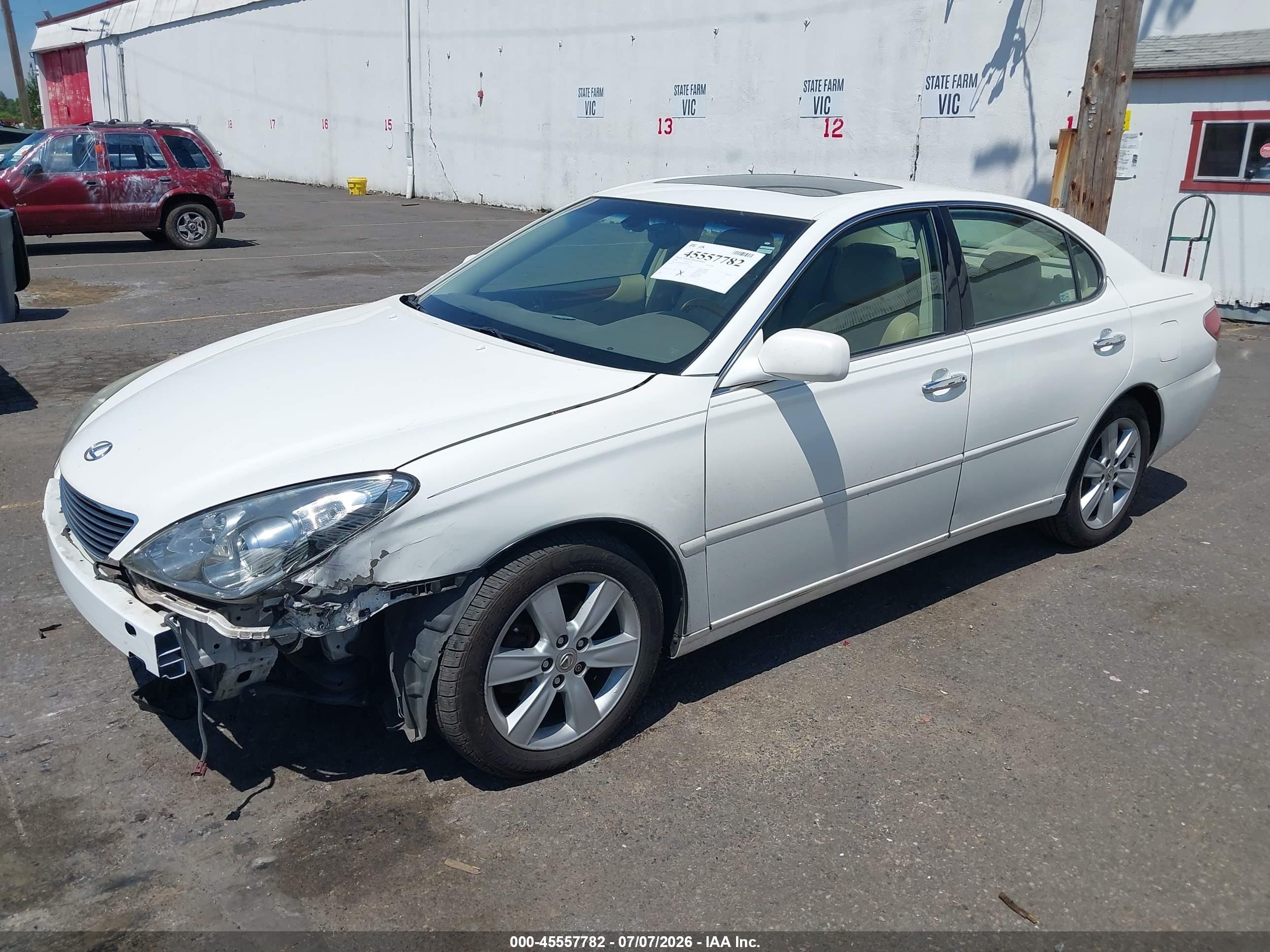 2005 Lexus Es 330 Белый vin: JTHBA30G655097542