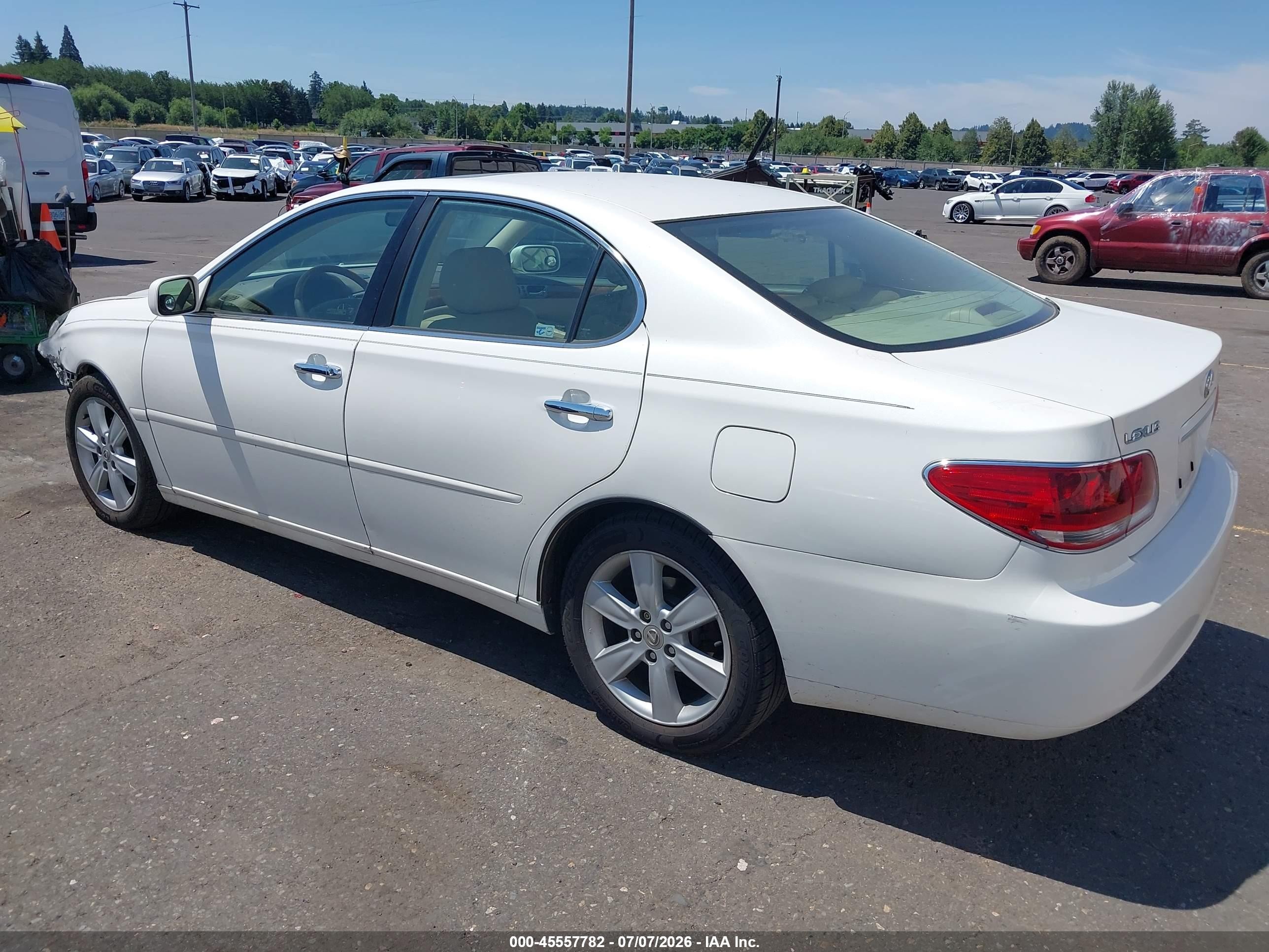 2005 Lexus Es 330 Белый vin: JTHBA30G655097542