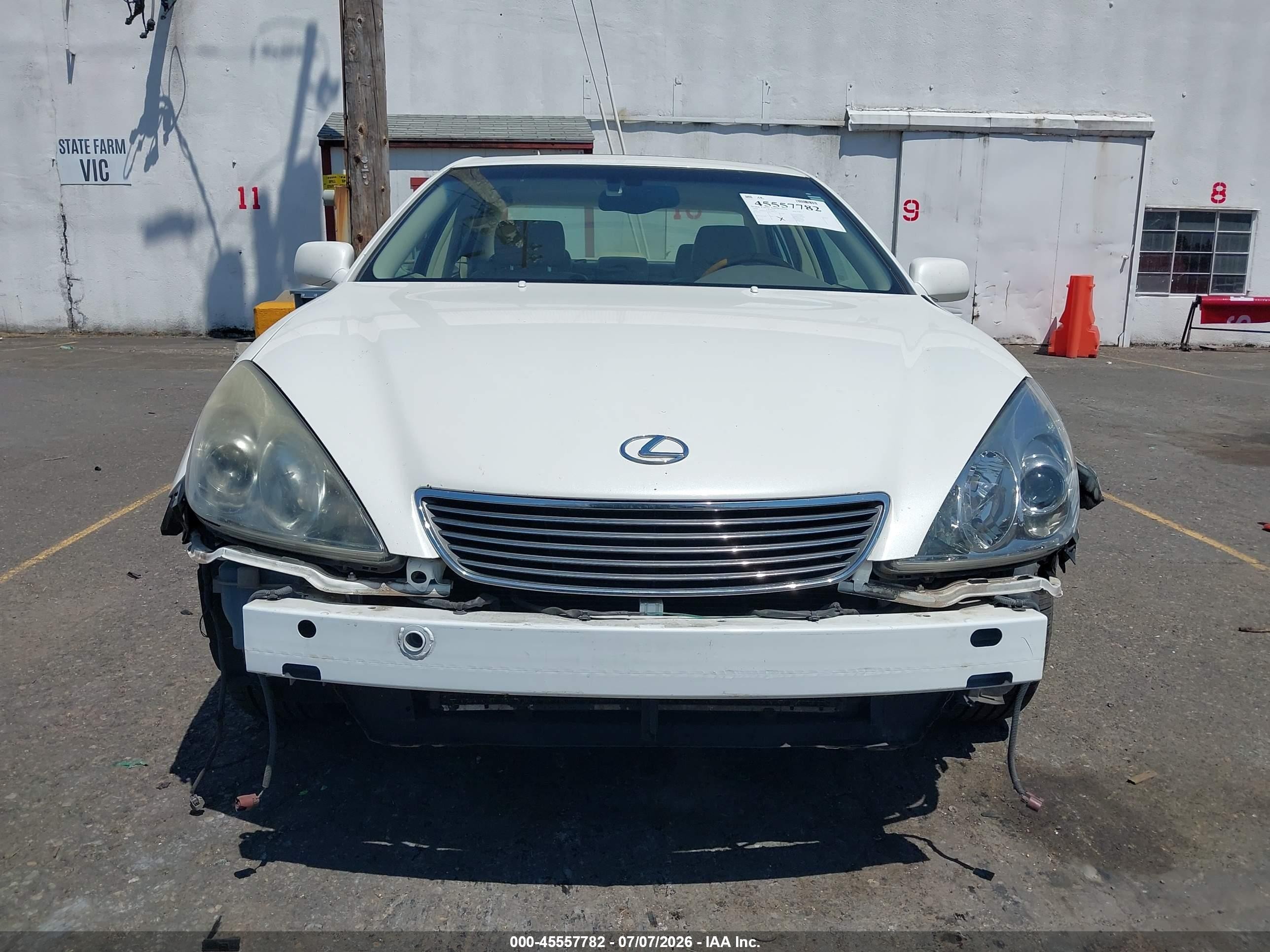 2005 Lexus Es 330 Белый vin: JTHBA30G655097542
