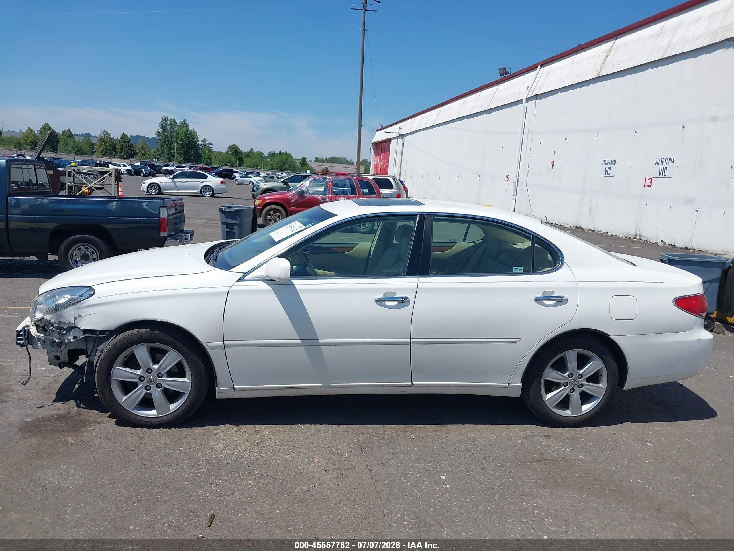 2005 Lexus Es 330 Белый vin: JTHBA30G655097542