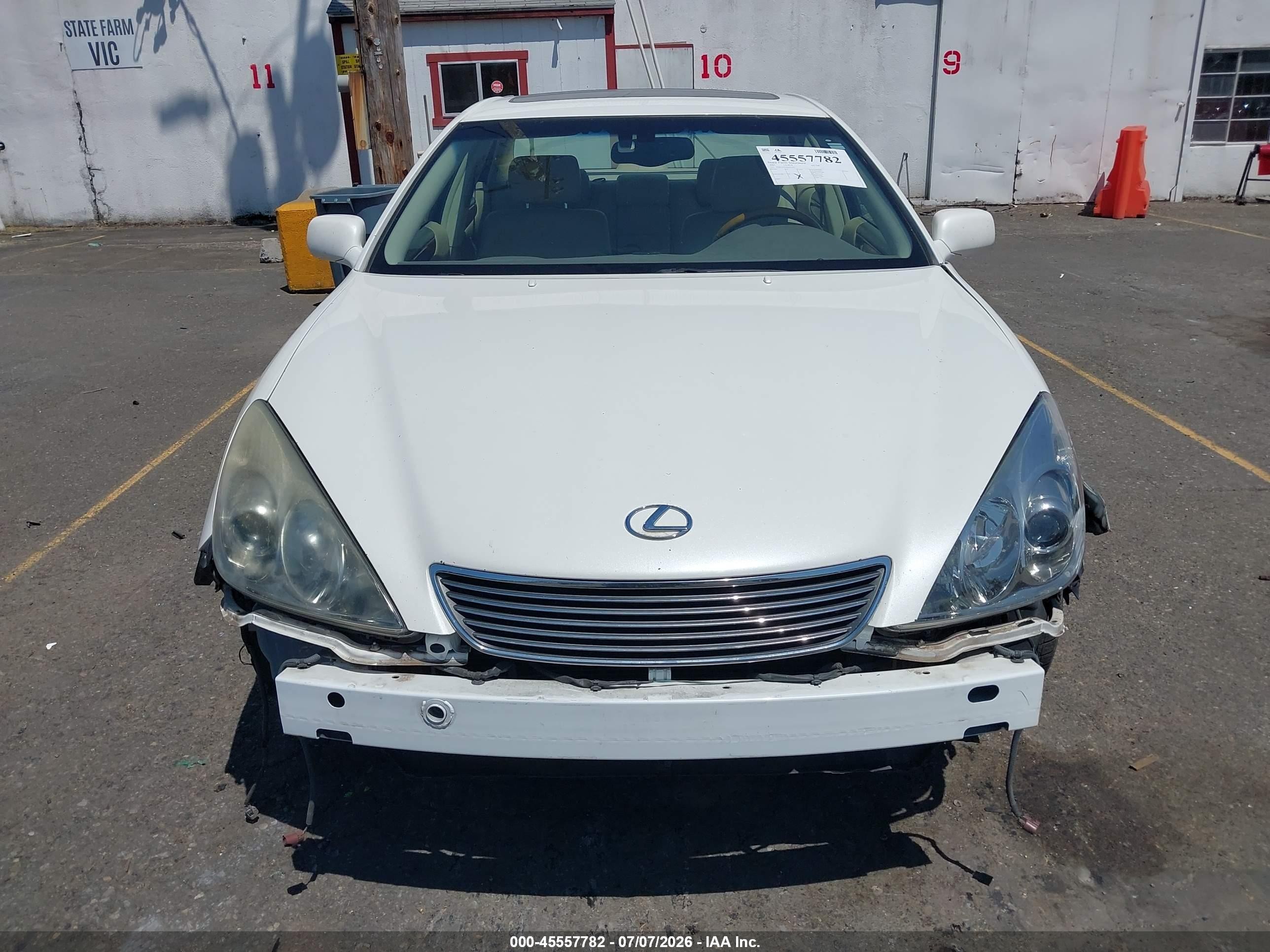 2005 Lexus Es 330 Белый vin: JTHBA30G655097542