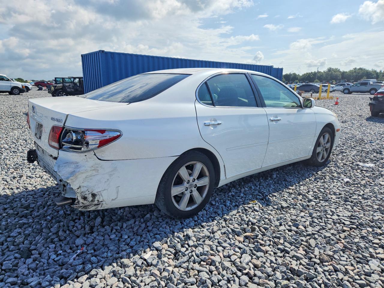 2005 Lexus Es 330 White vin: JTHBA30G655105056