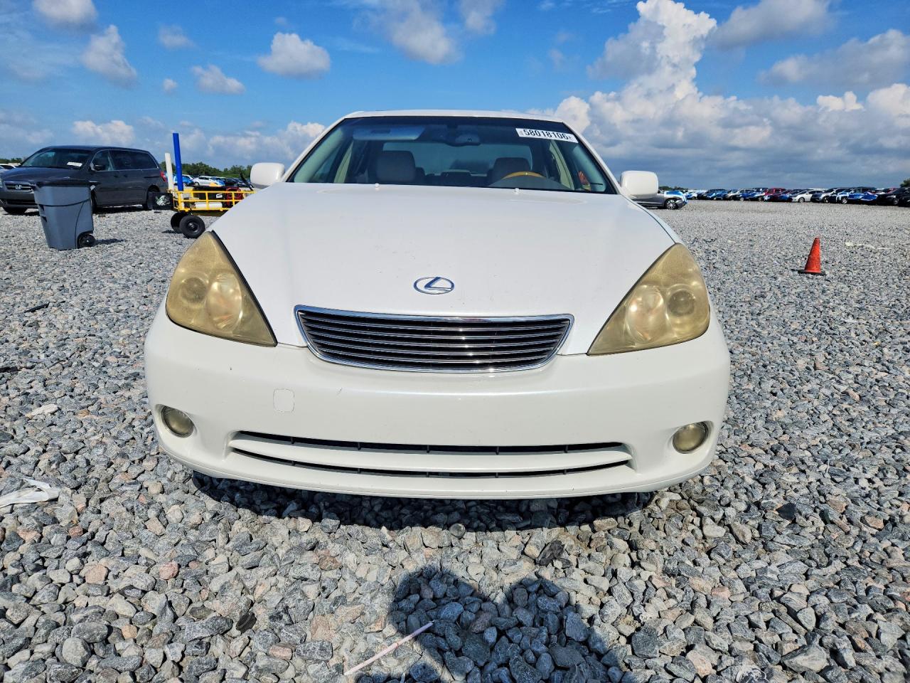 2005 Lexus Es 330 White vin: JTHBA30G655105056