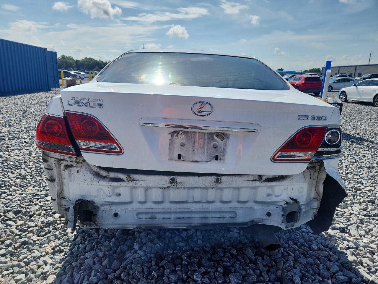 2005 Lexus Es 330 White vin: JTHBA30G655105056