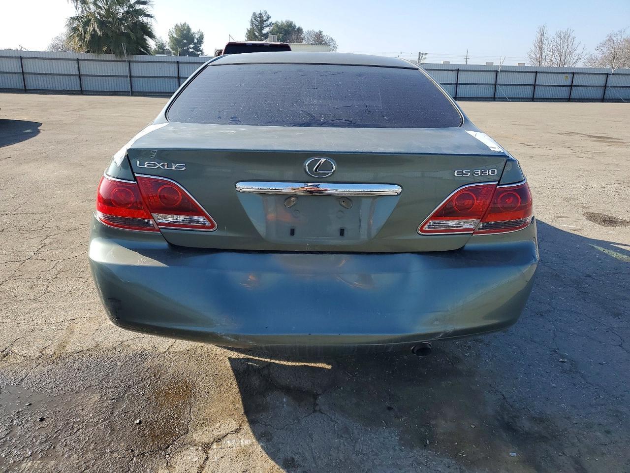 2005 Lexus Es 330 Green vin: JTHBA30G655105087