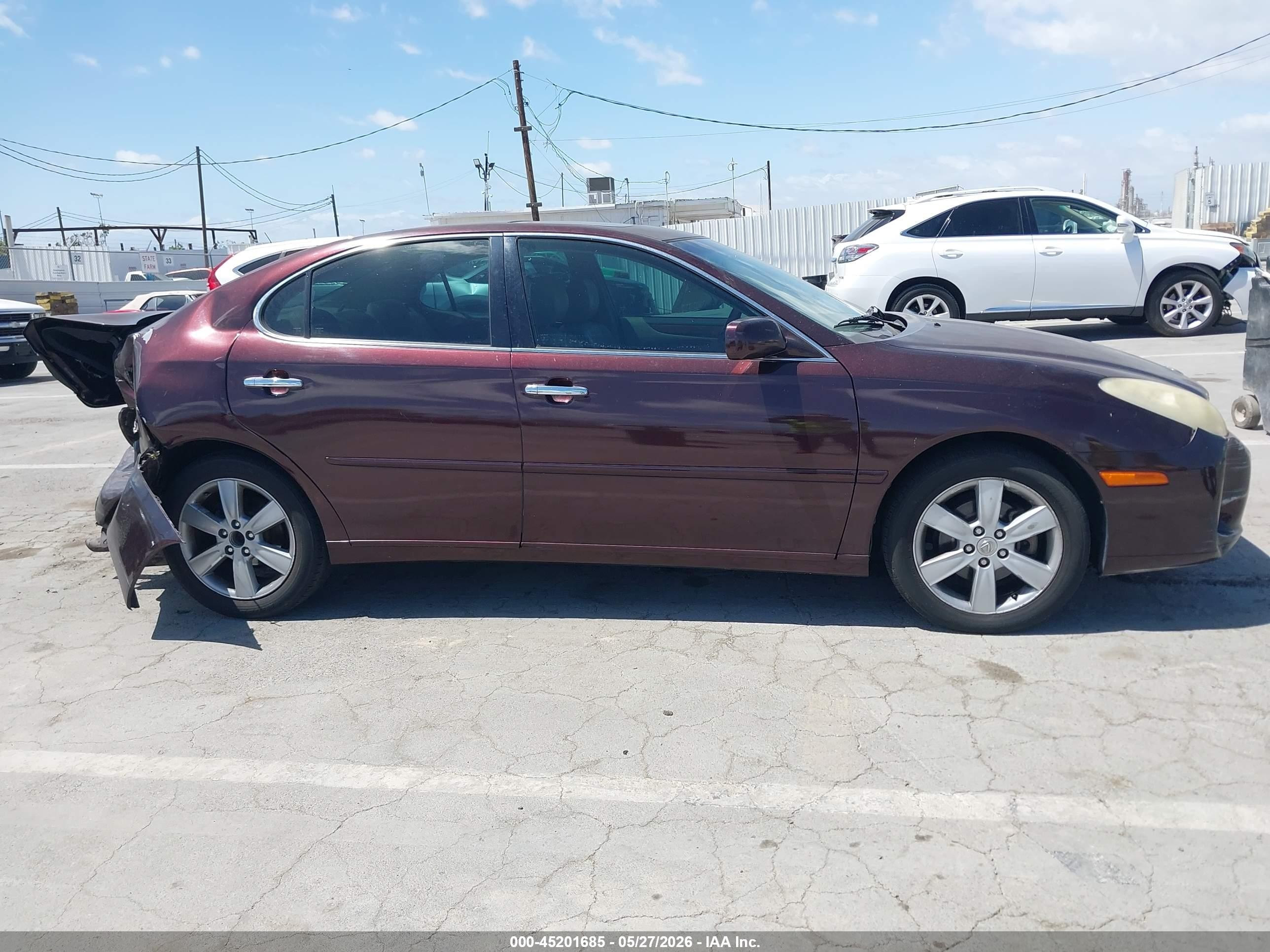 2005 Lexus Es 330   Burgundy vin: JTHBA30G655105249