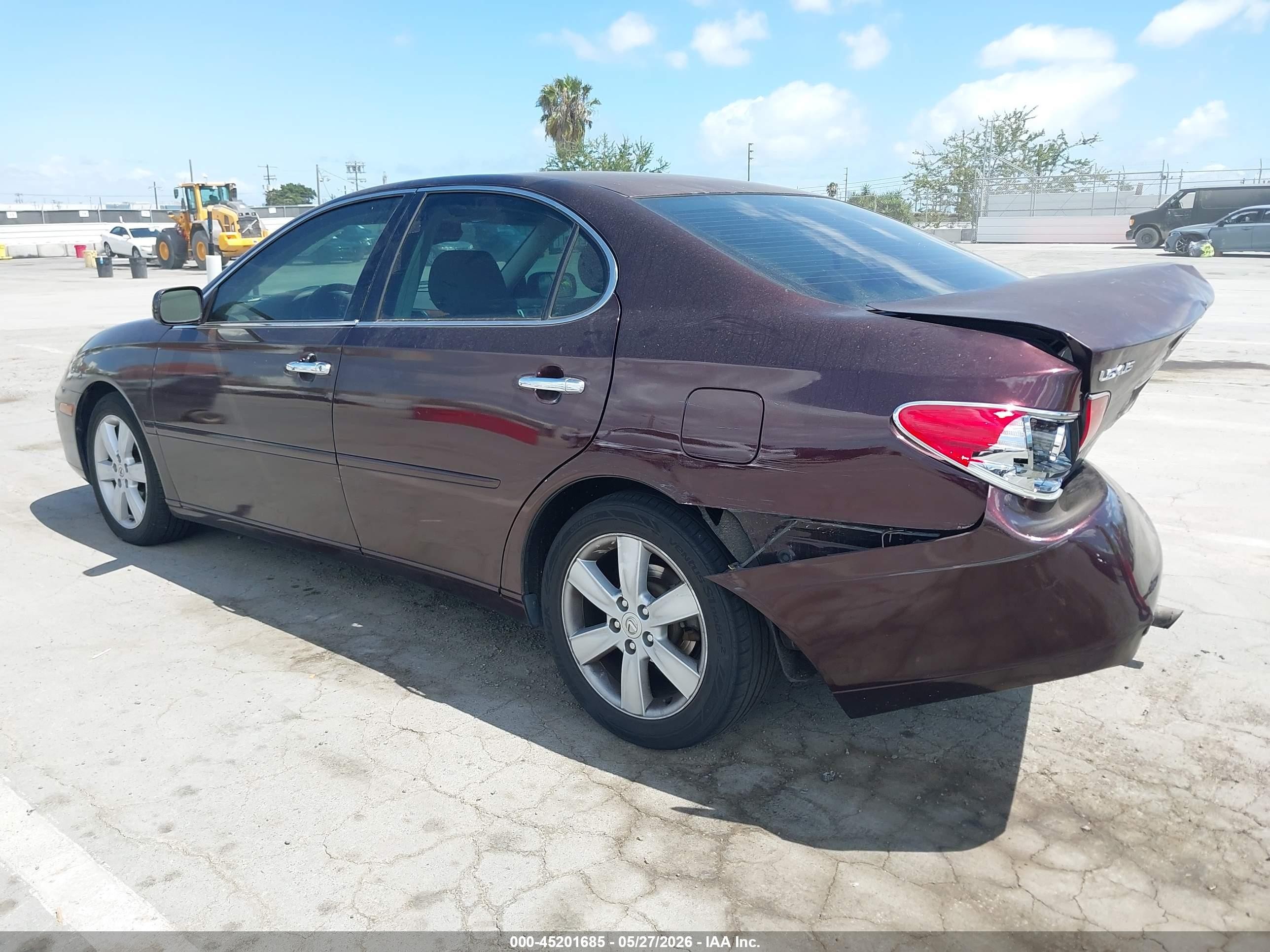 2005 Lexus Es 330   Burgundy vin: JTHBA30G655105249