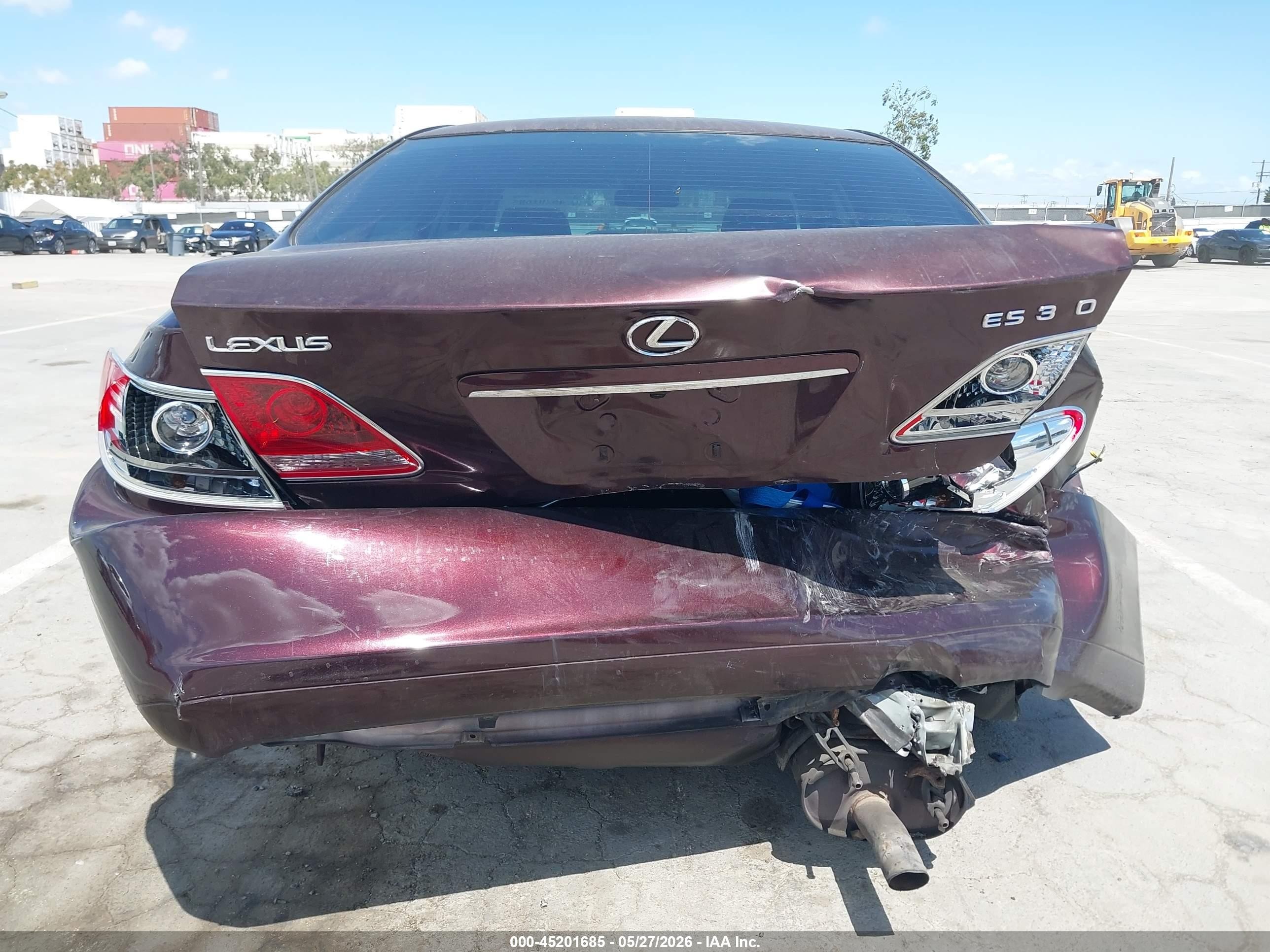2005 Lexus Es 330   Burgundy vin: JTHBA30G655105249