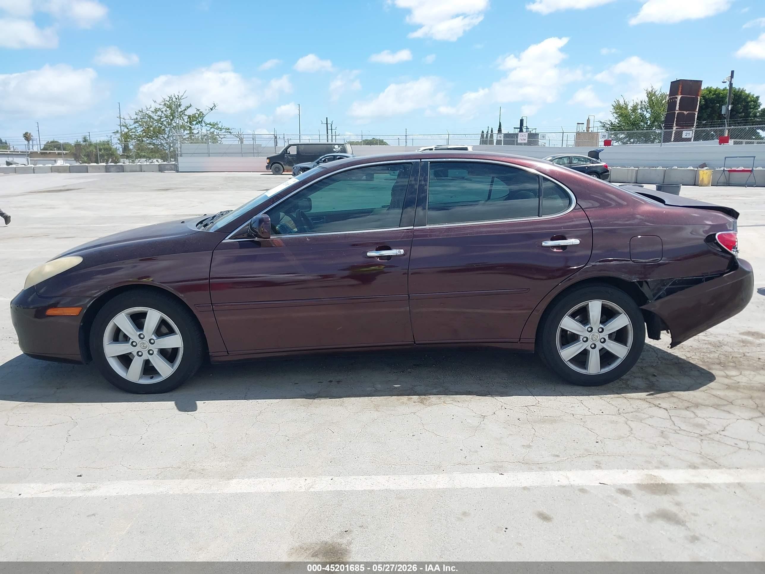 2005 Lexus Es 330   Burgundy vin: JTHBA30G655105249