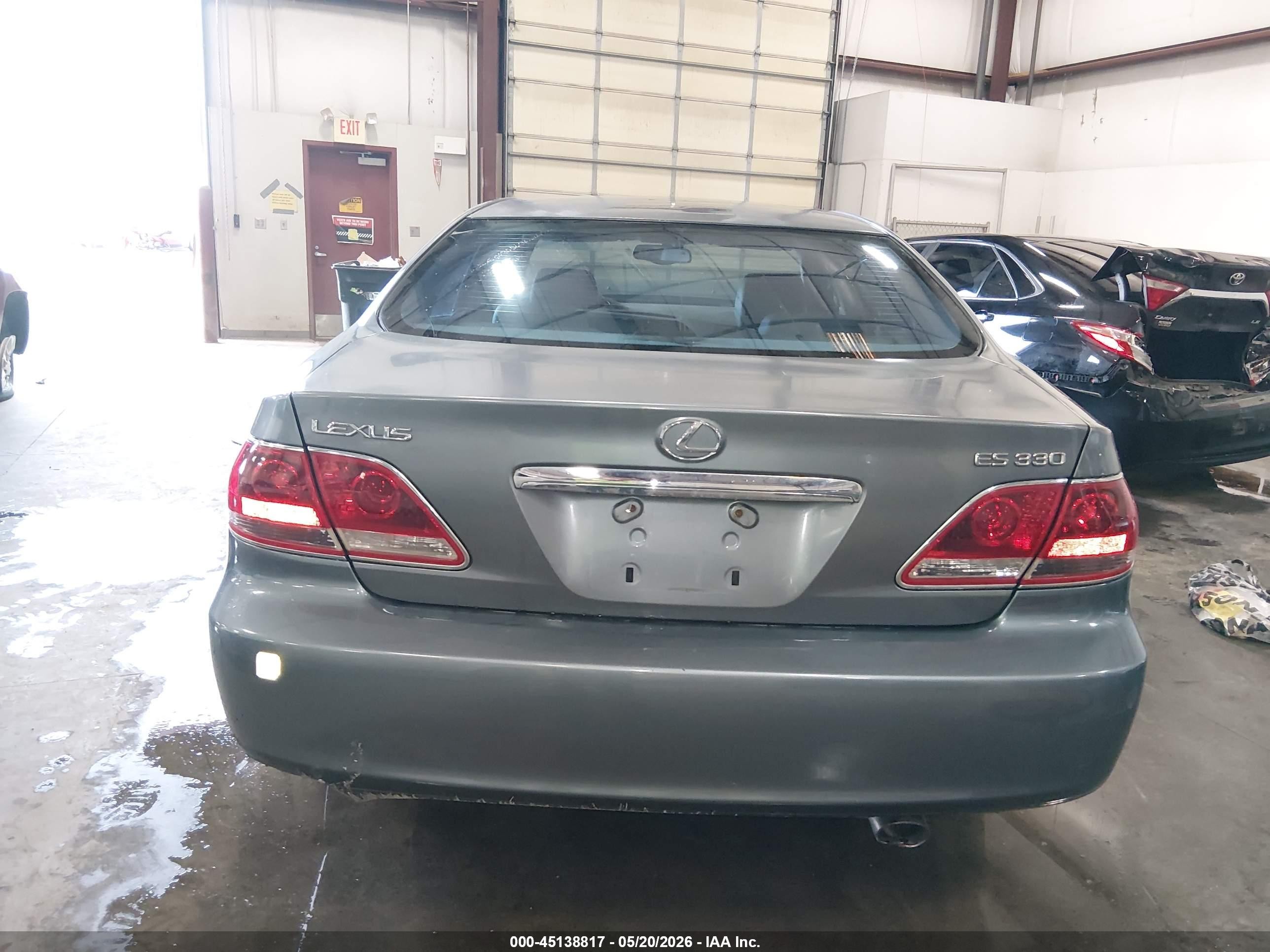 2005 Lexus Es 330   Gray vin: JTHBA30G655119670