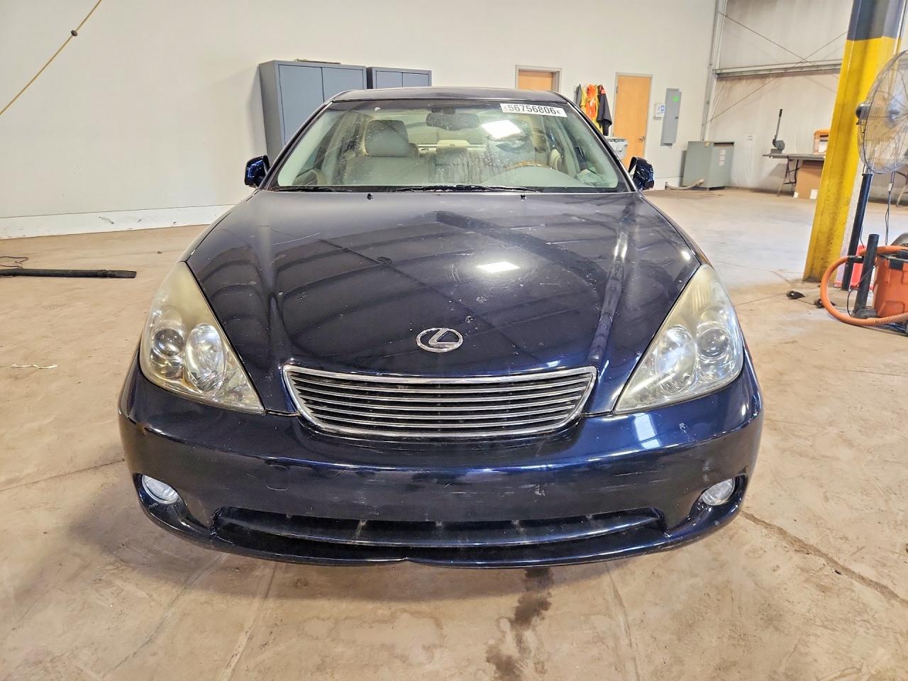 2005 Lexus Es 330 Blue vin: JTHBA30G655122312