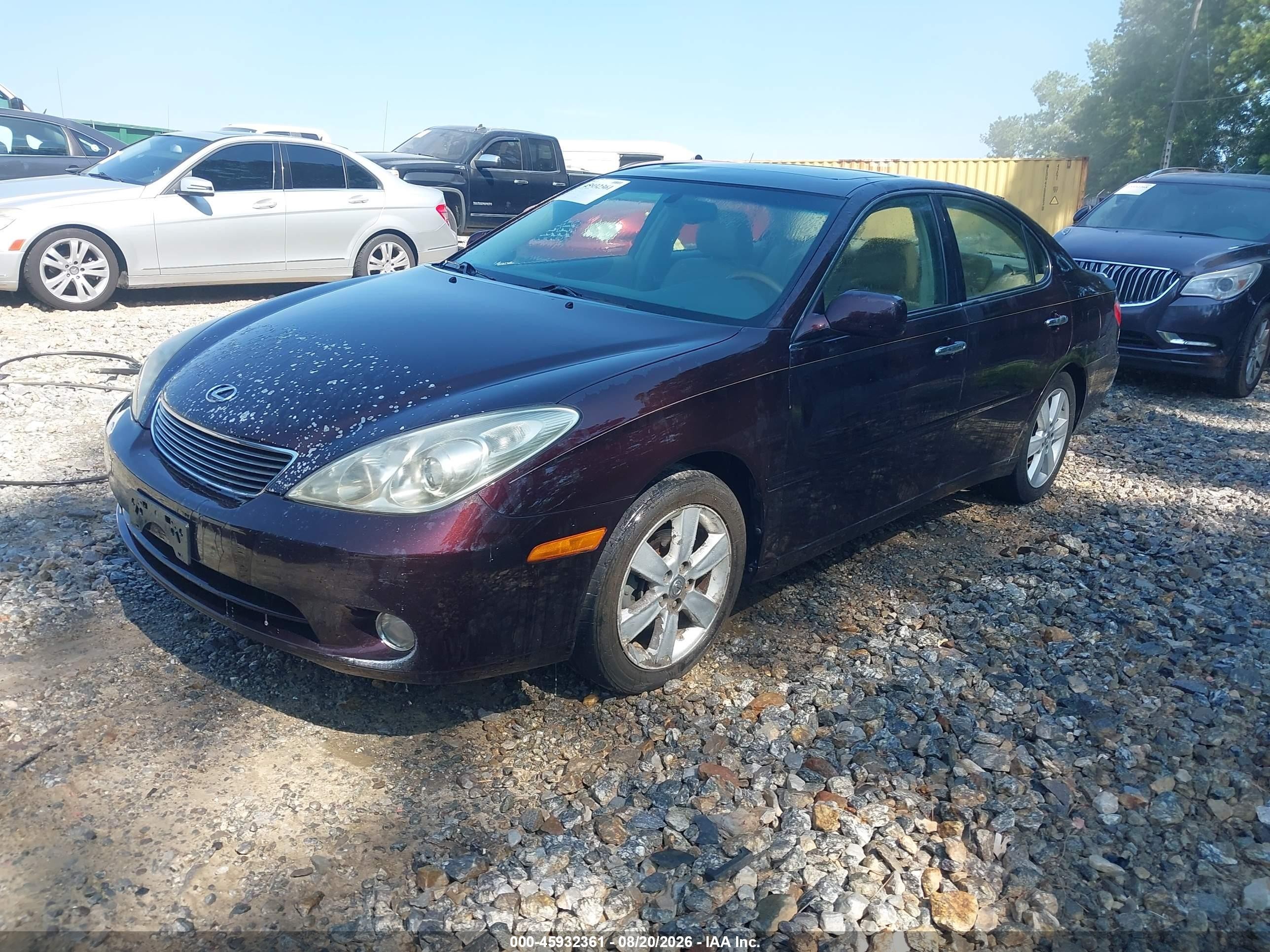 2005 Lexus Es 330   Burgundy vin: JTHBA30G655122570