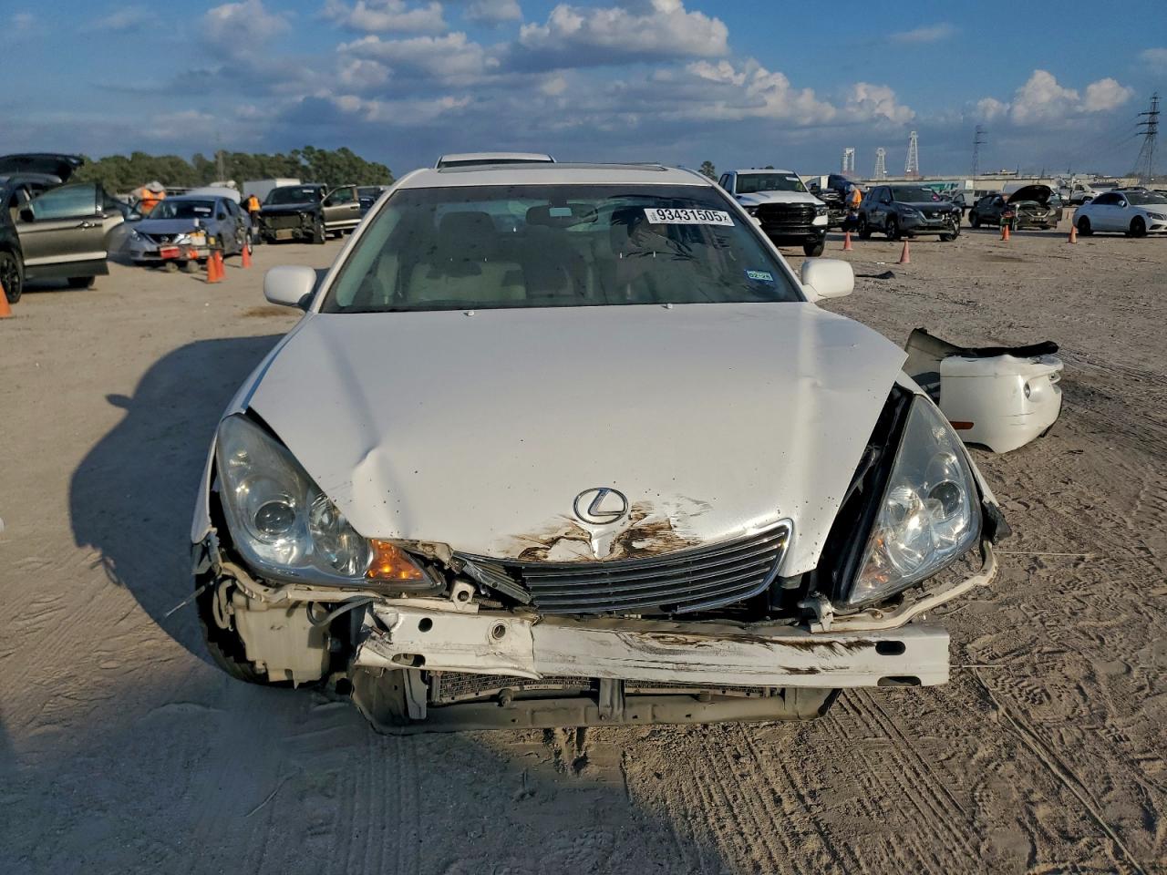 2005 Lexus Es Белый vin: JTHBA30G655129132