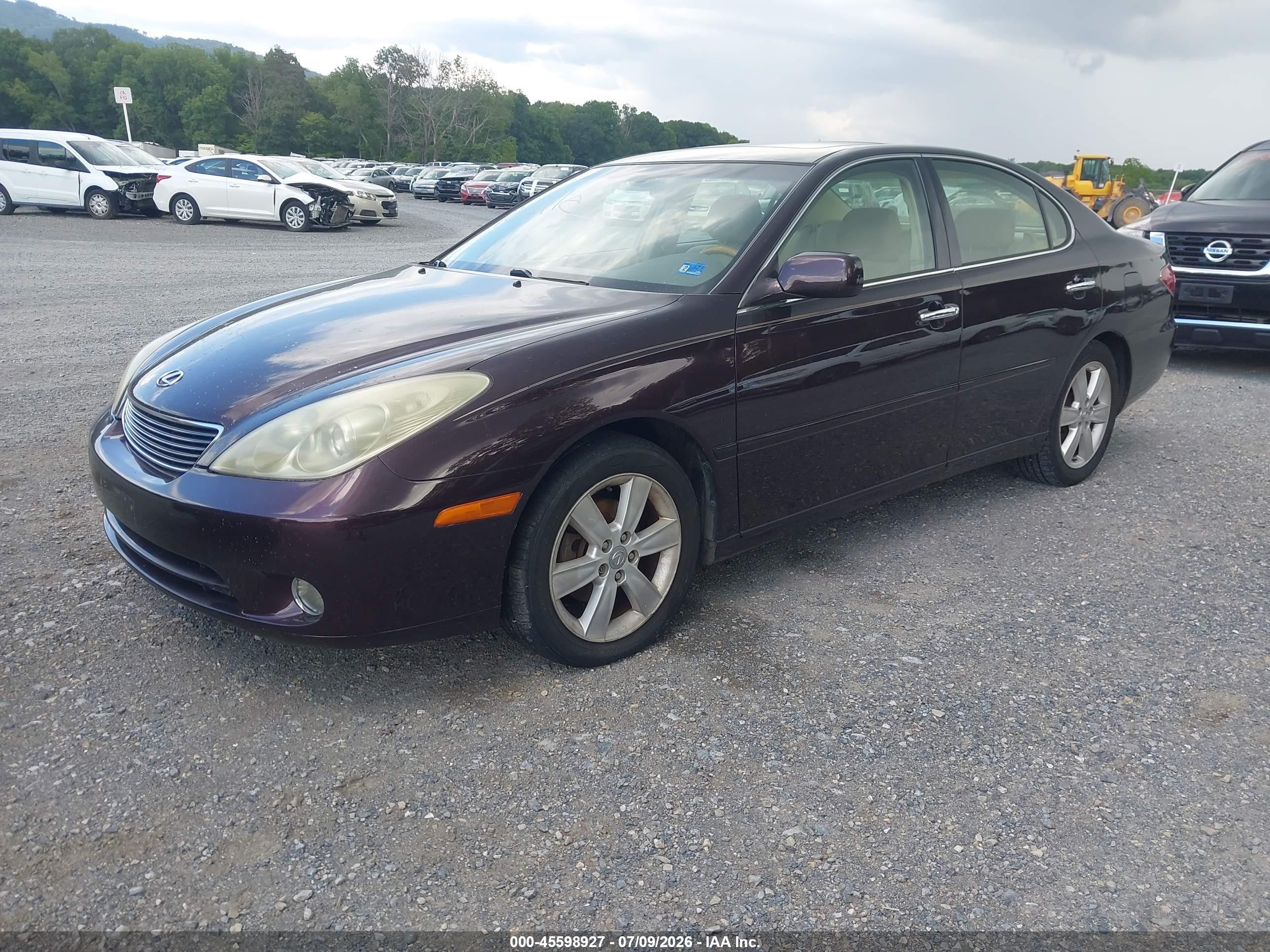 2005 Lexus Es 330   Red vin: JTHBA30G655136775