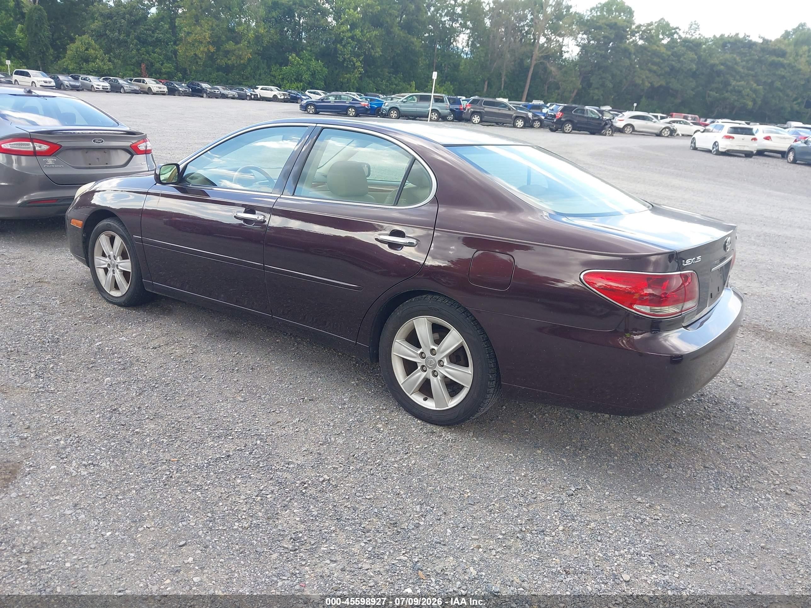 2005 Lexus Es 330   Red vin: JTHBA30G655136775
