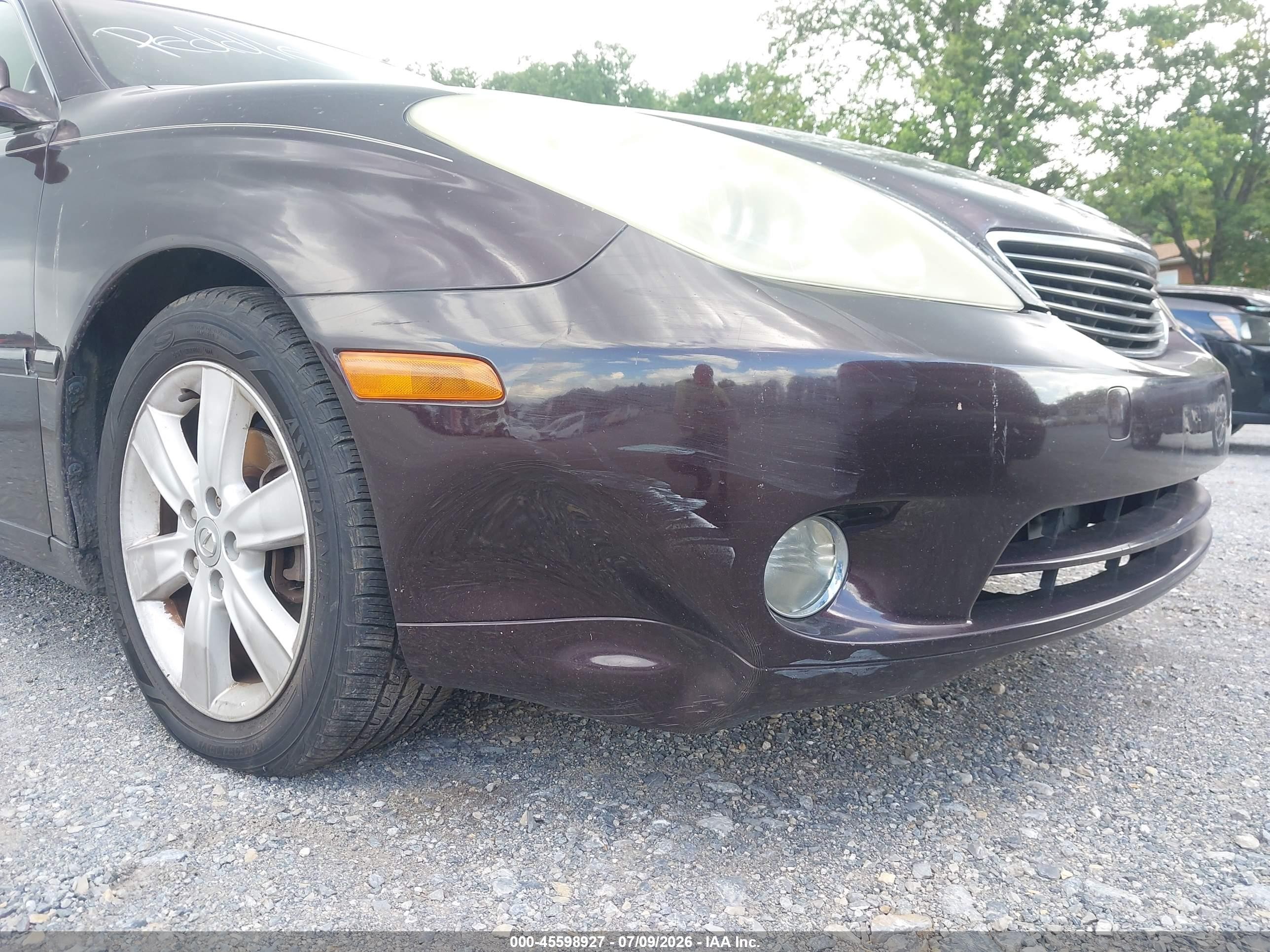 2005 Lexus Es 330   Red vin: JTHBA30G655136775