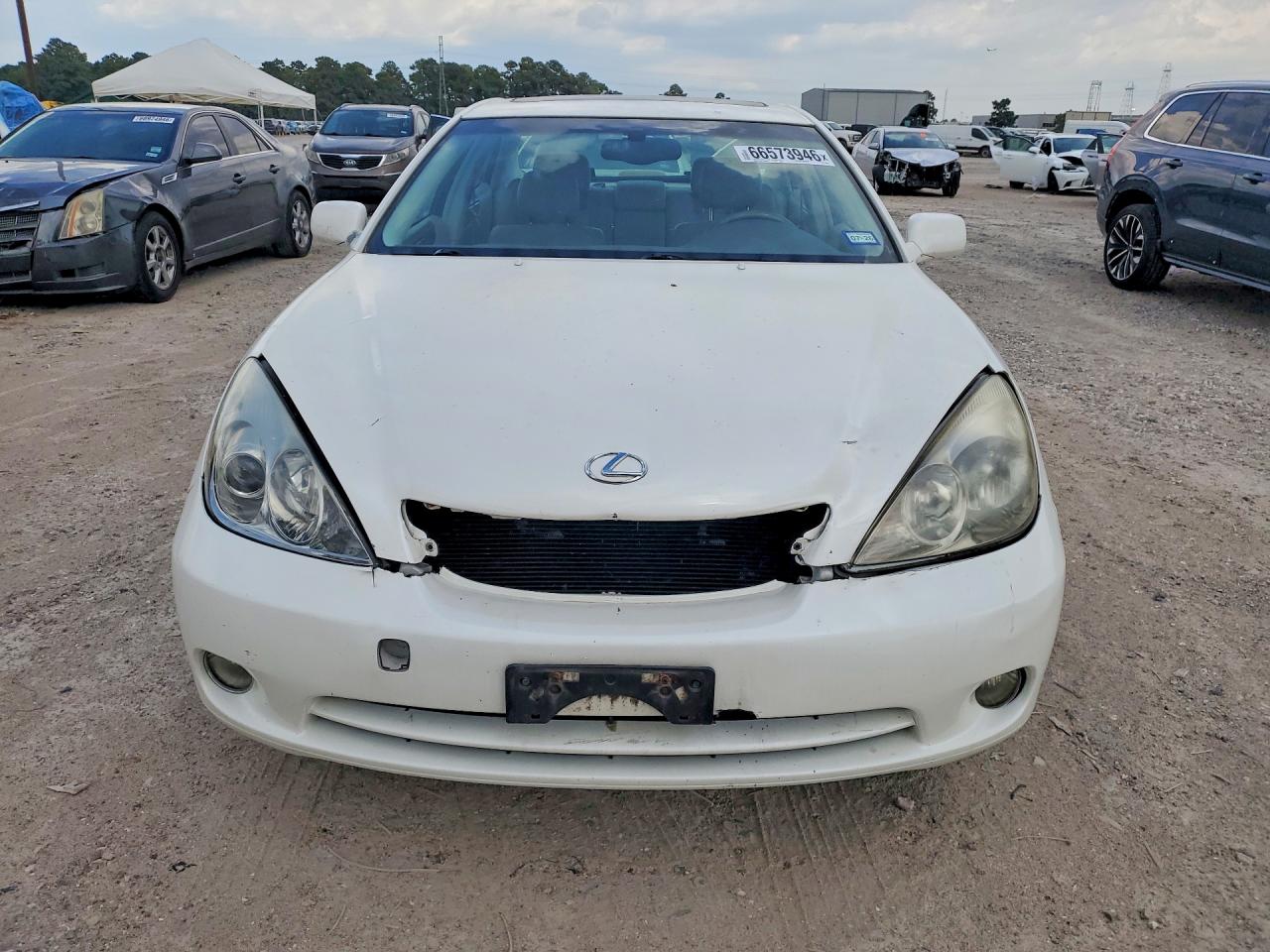 2005 Lexus Es 330 White vin: JTHBA30G655139059