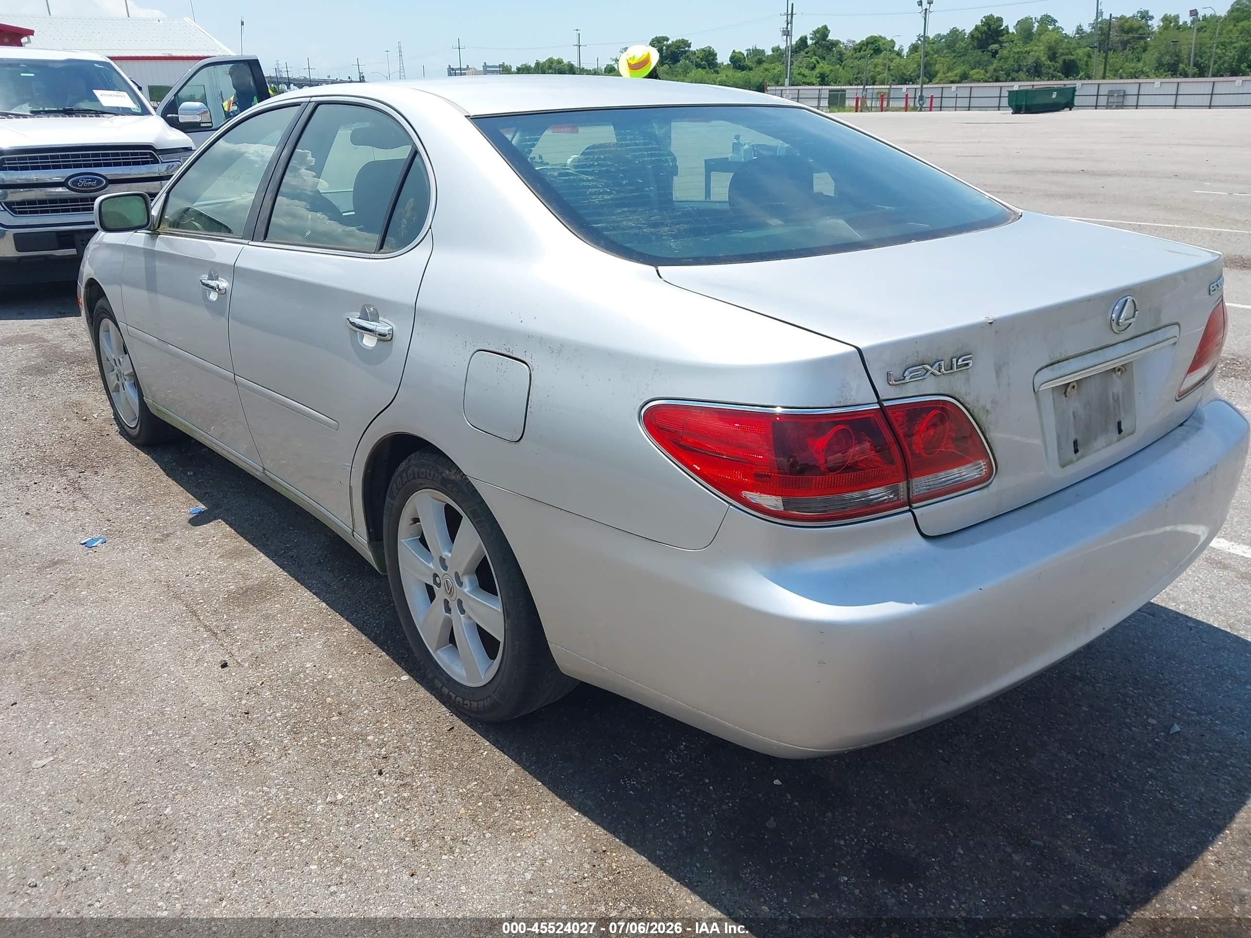2006 Lexus Es 330   Gray vin: JTHBA30G665145123