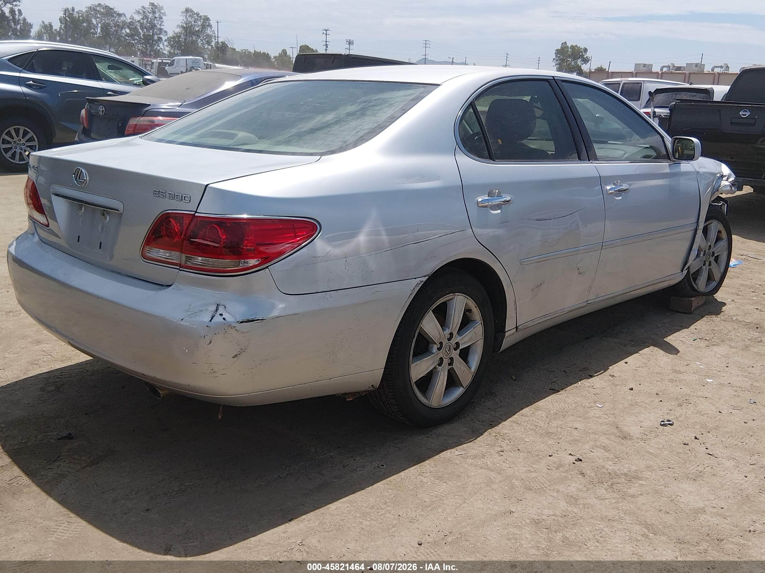2006 Lexus Es 330   Gray vin: JTHBA30G665155098