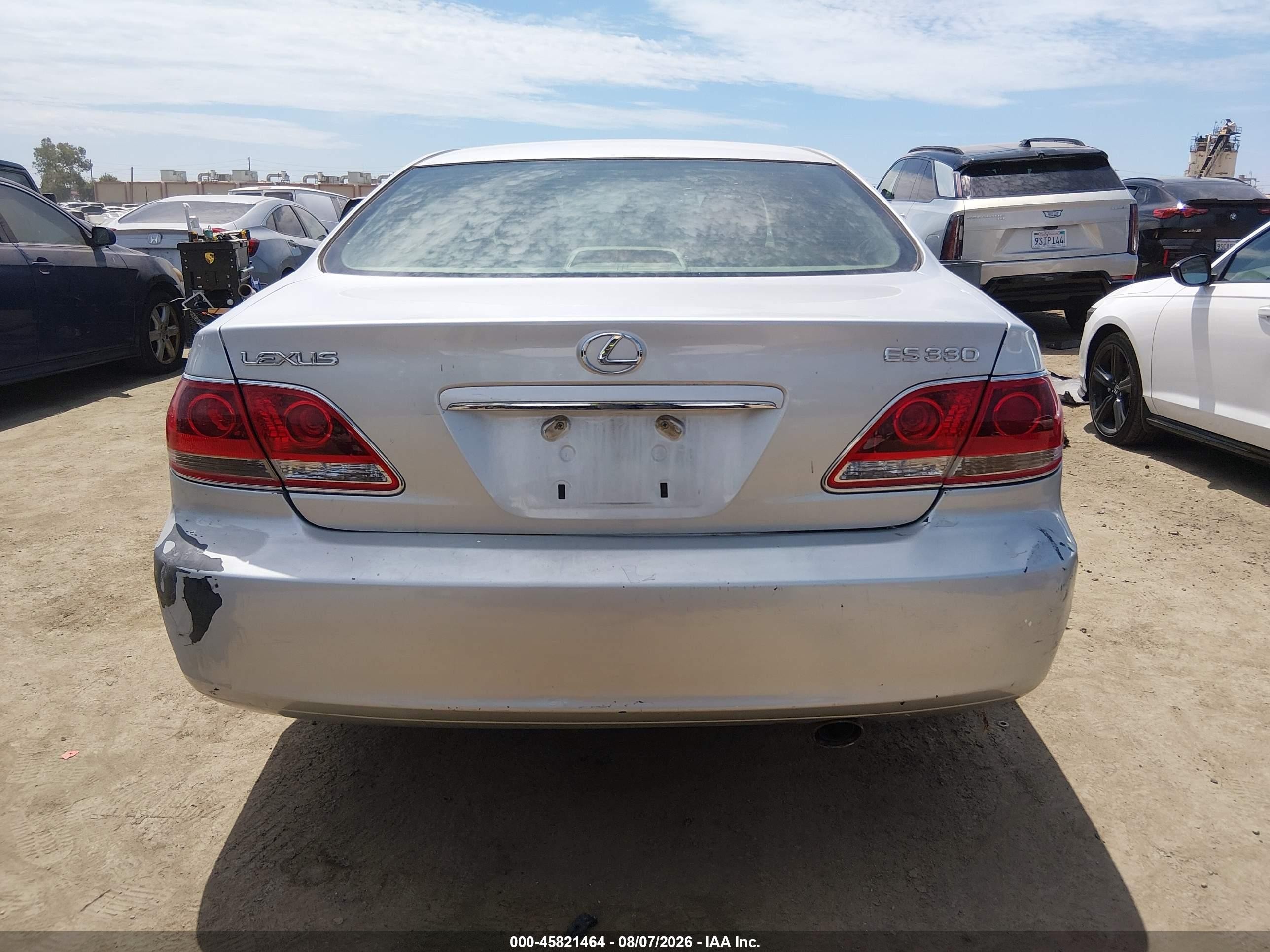 2006 Lexus Es 330   Gray vin: JTHBA30G665155098