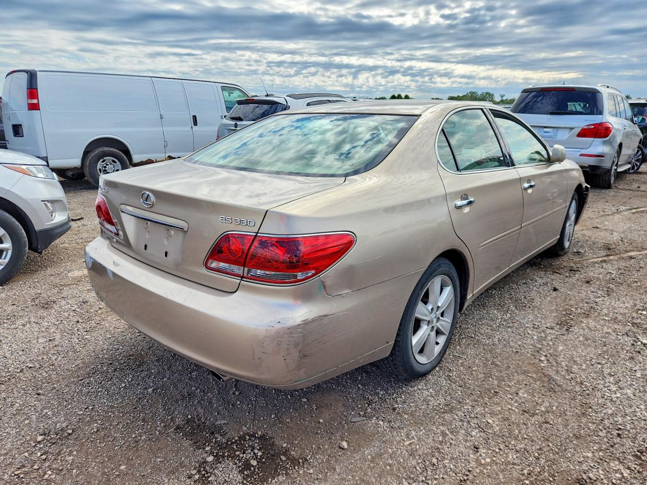2006 Lexus Es 330 Бежевый vin: JTHBA30G665157241