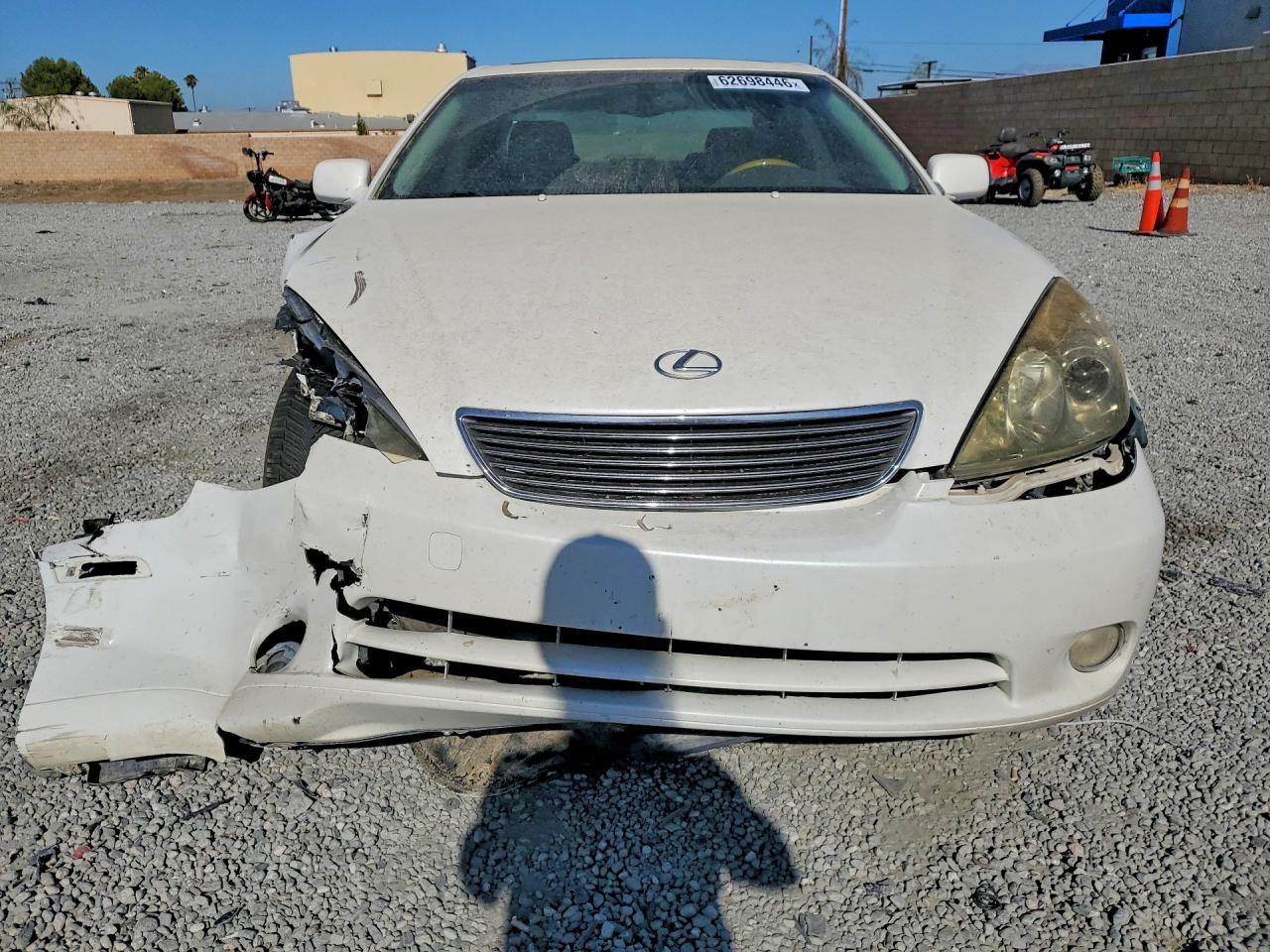 2006 Lexus Es 330 White vin: JTHBA30G665157353