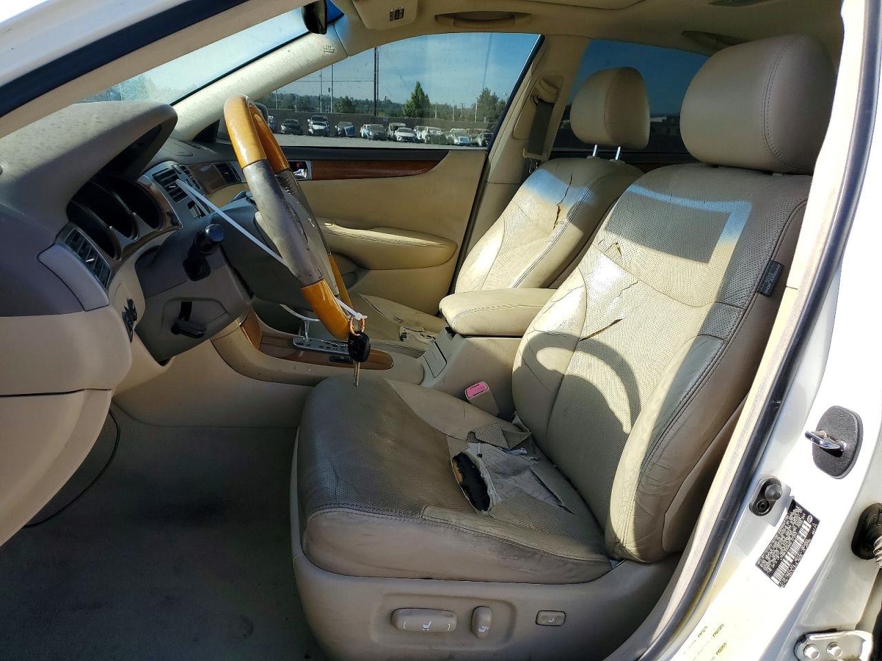 2006 Lexus Es 330 White vin: JTHBA30G665157353