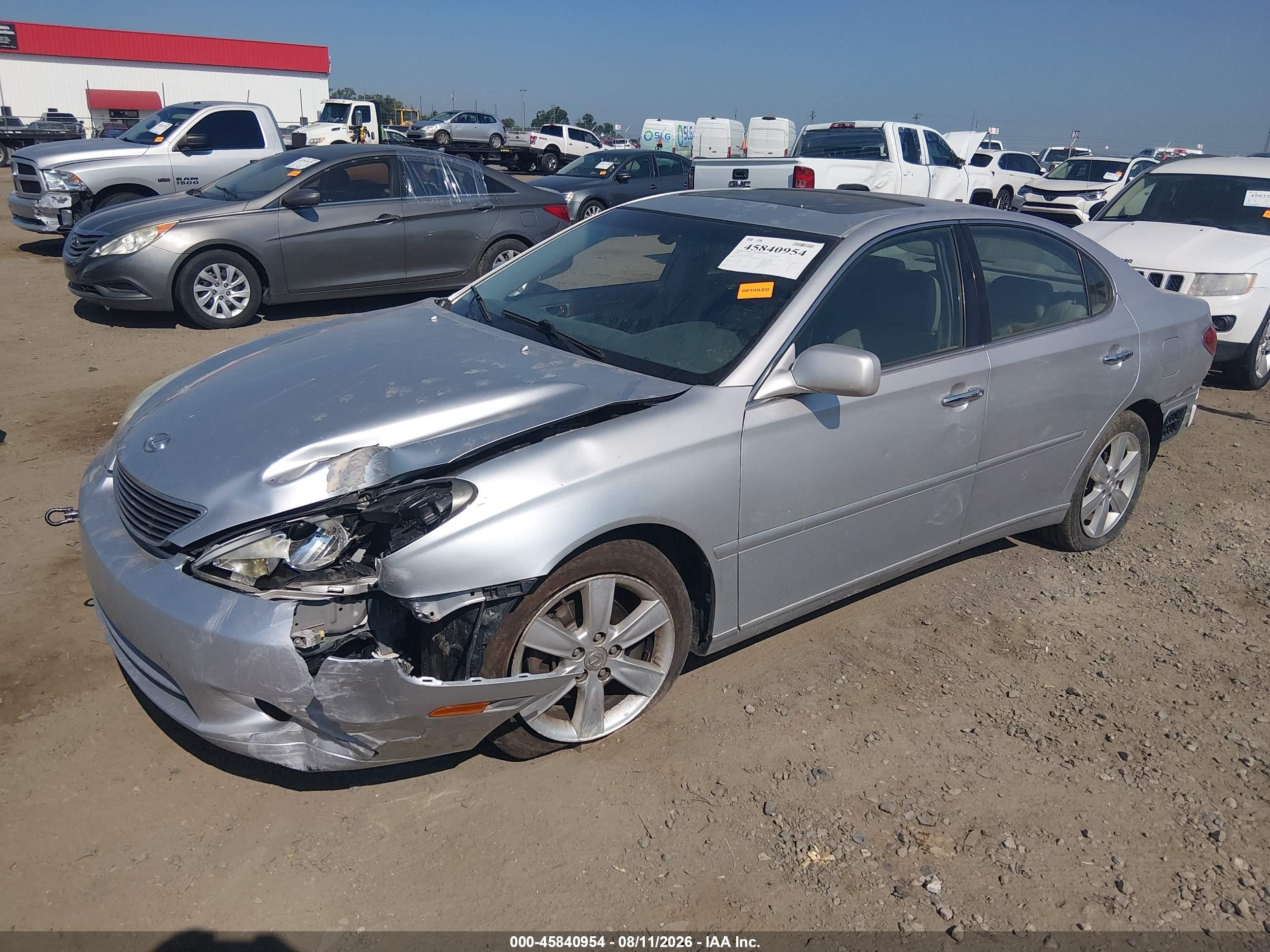 2006 Lexus Es 330 Silver vin: JTHBA30G665169969