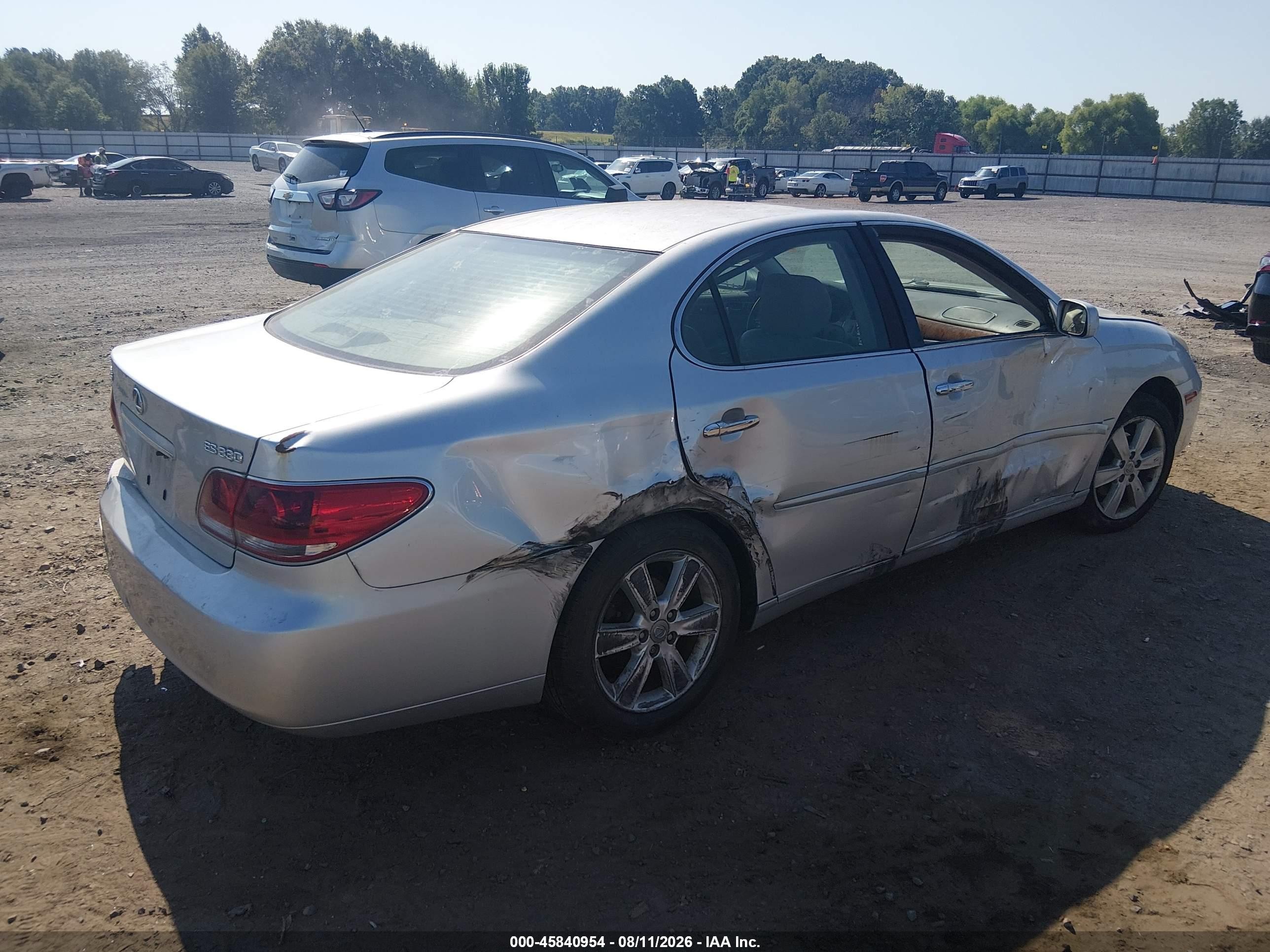 2006 Lexus Es 330 Silver vin: JTHBA30G665169969