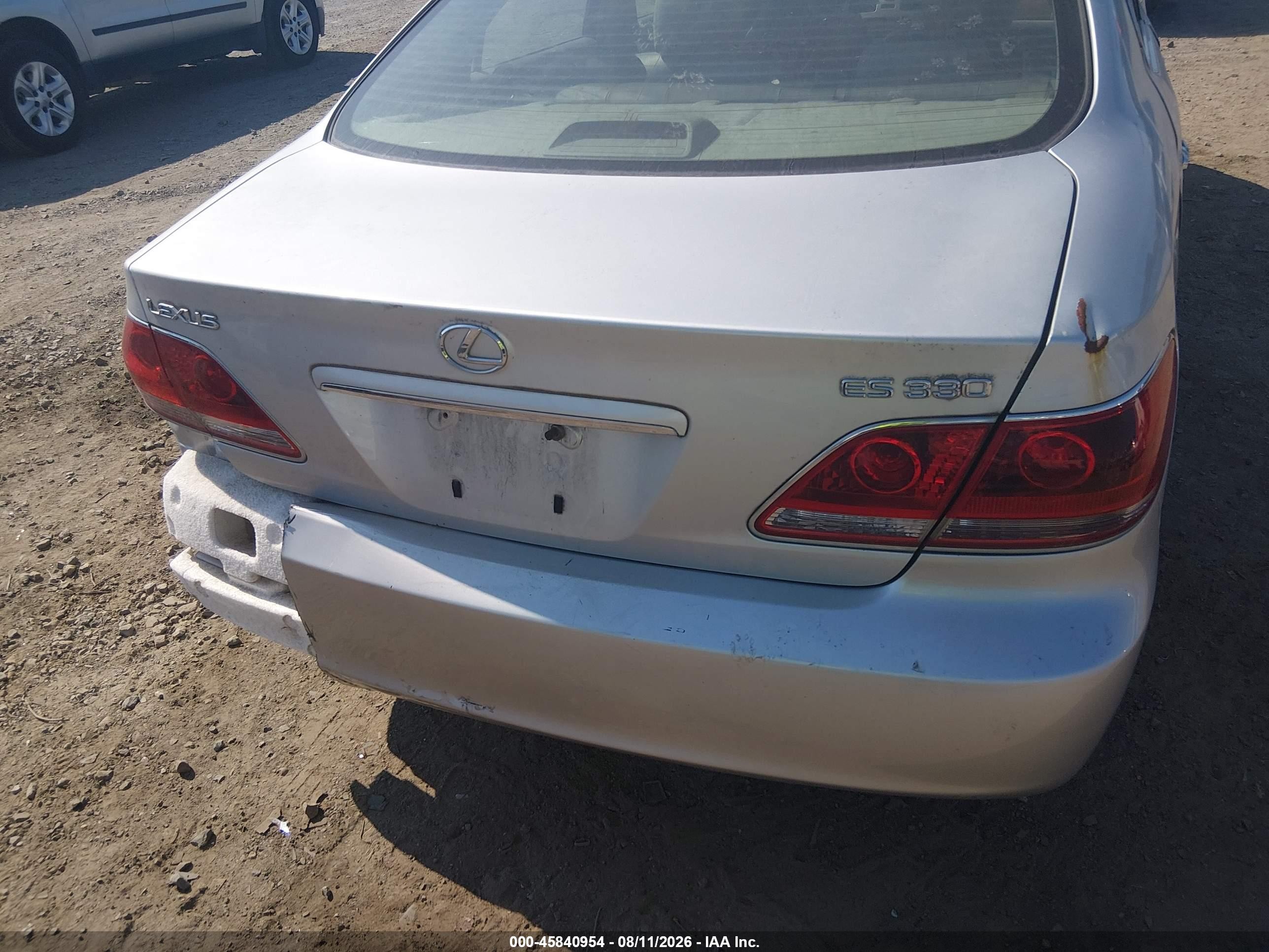 2006 Lexus Es 330 Silver vin: JTHBA30G665169969