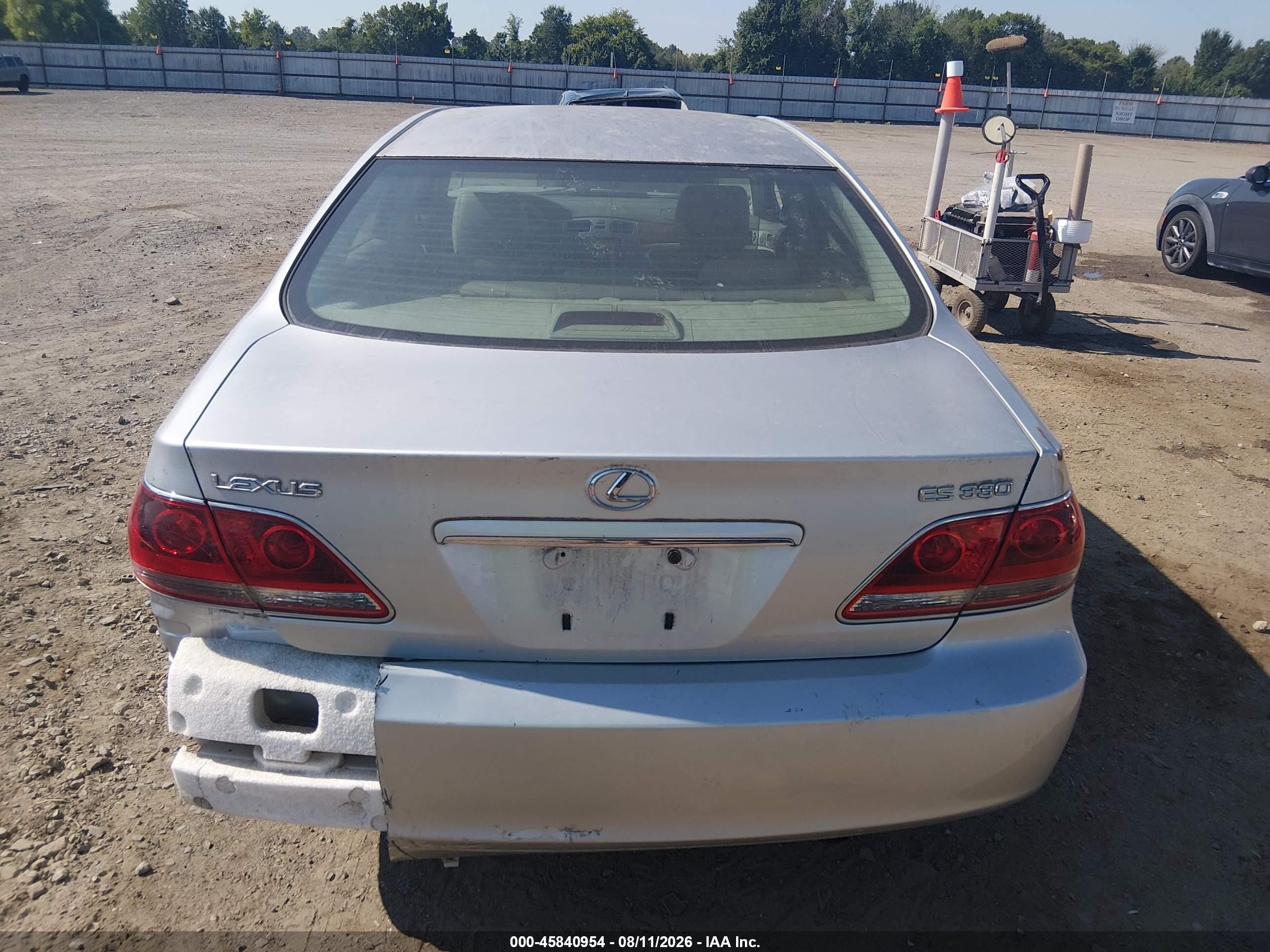 2006 Lexus Es 330 Silver vin: JTHBA30G665169969