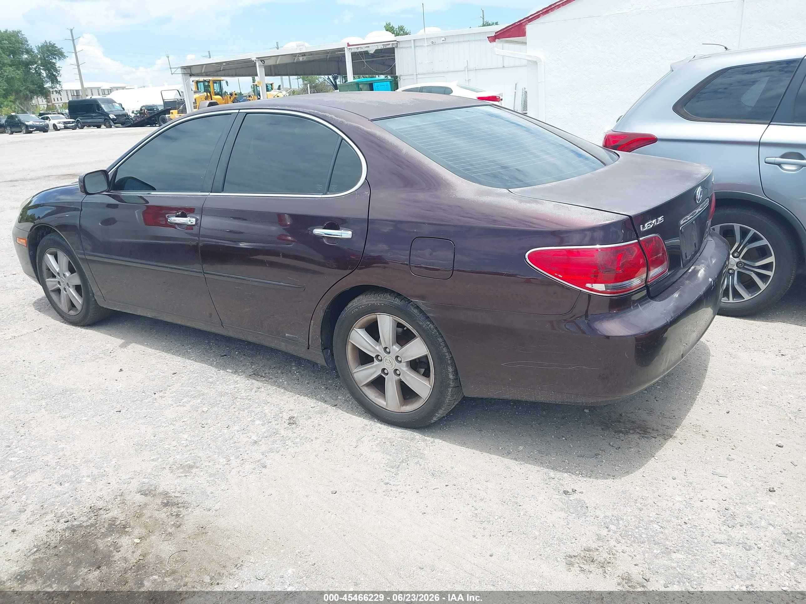 2006 Lexus Es 330   Purple vin: JTHBA30G665171219