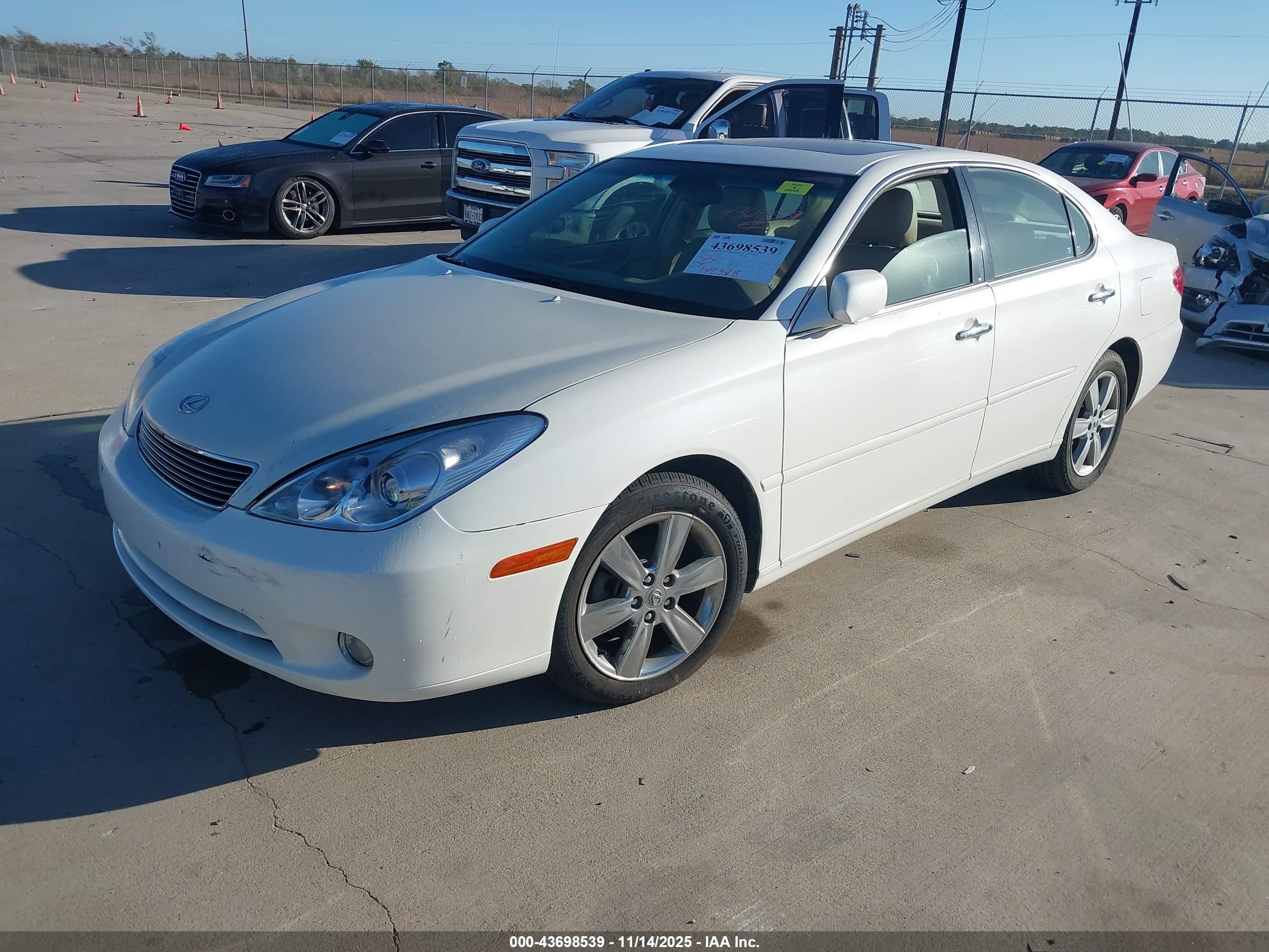 2006 Lexus Es 330   White vin: JTHBA30G665175559