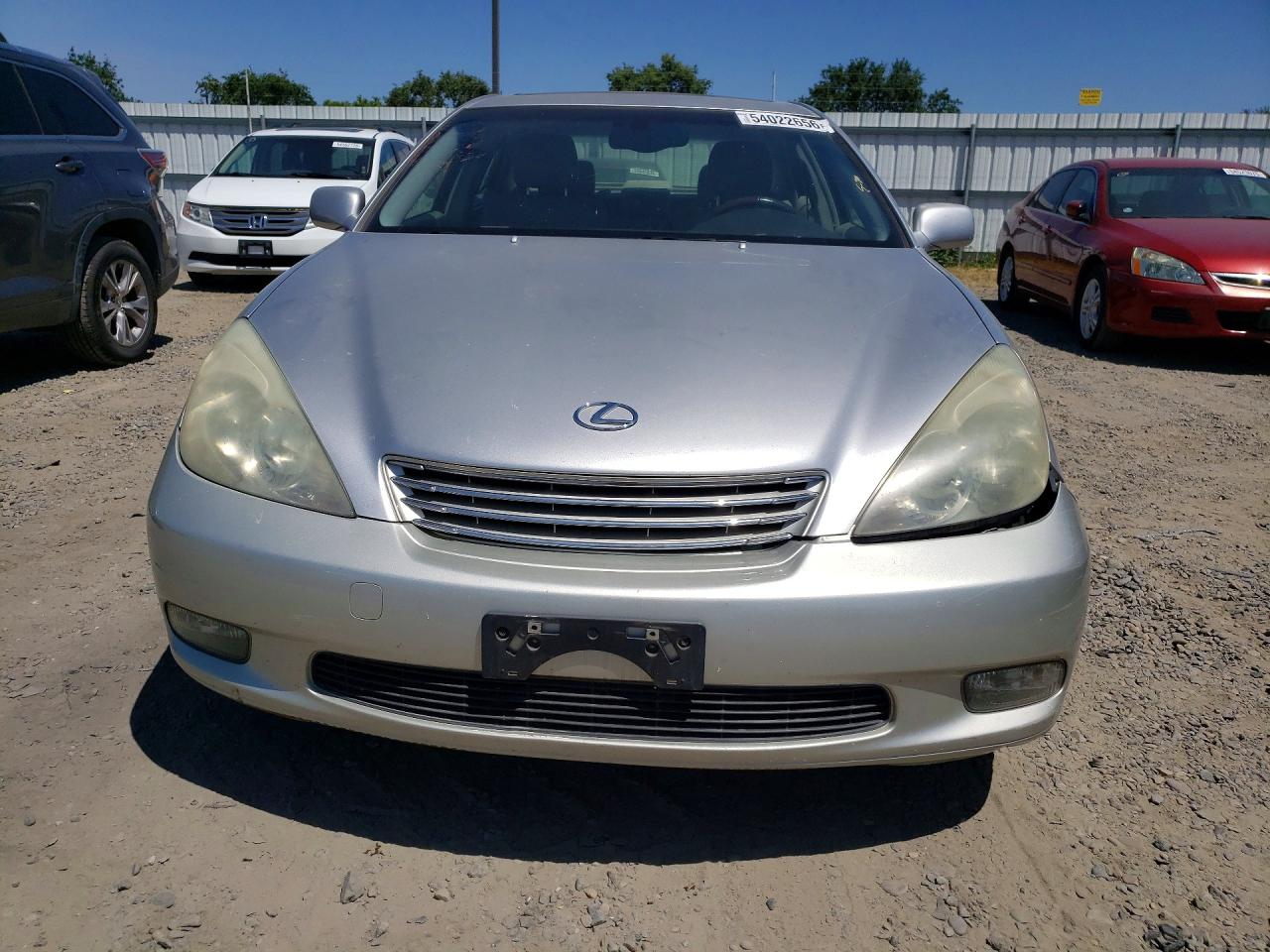 2004 Lexus Es 330 Silver vin: JTHBA30G740007357