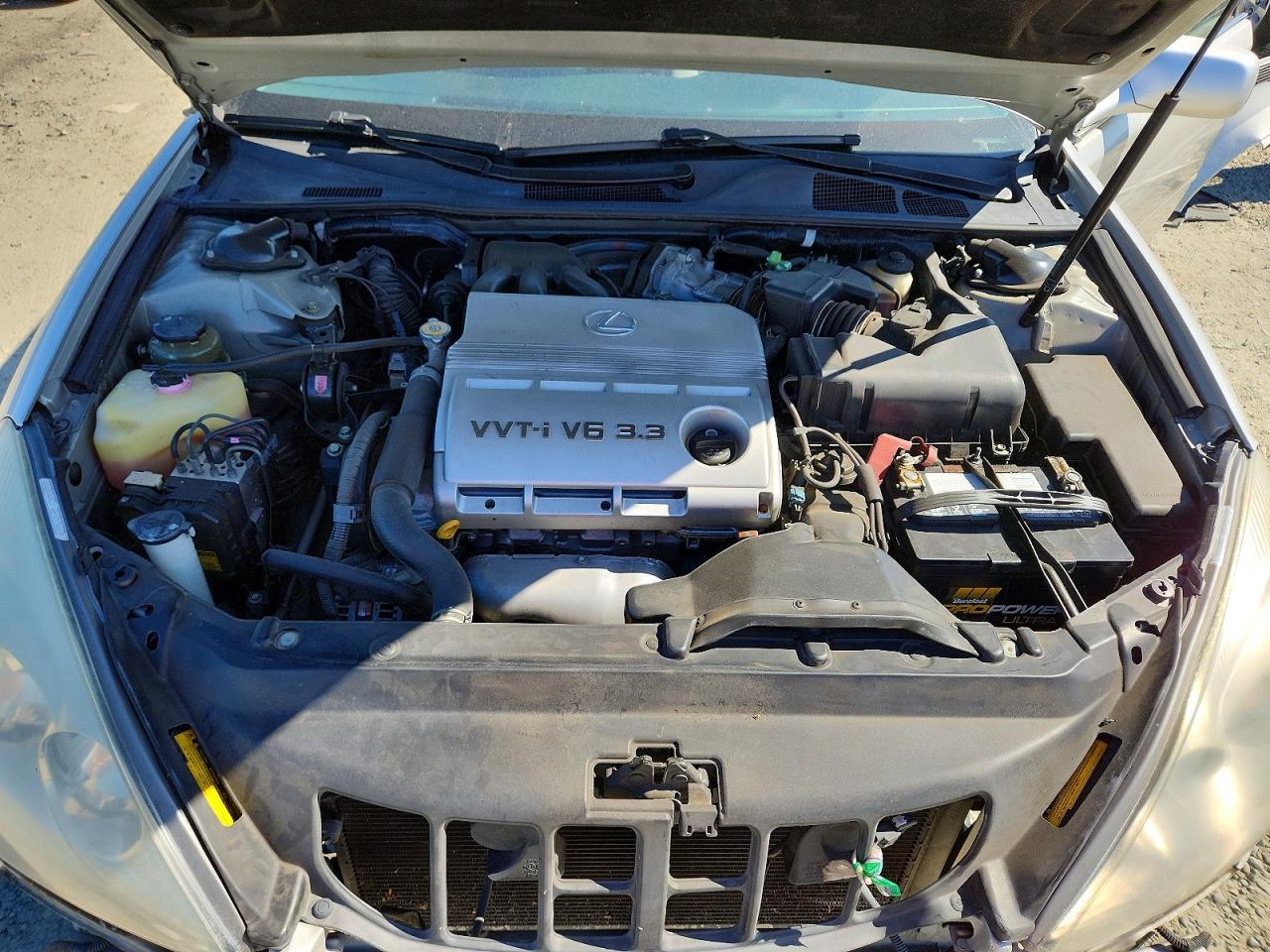 2004 Lexus Es 330 Silver vin: JTHBA30G740007987