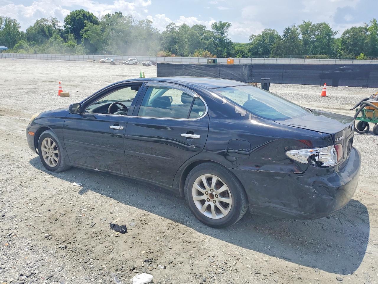 2004 Lexus Es 330 Black vin: JTHBA30G740016379